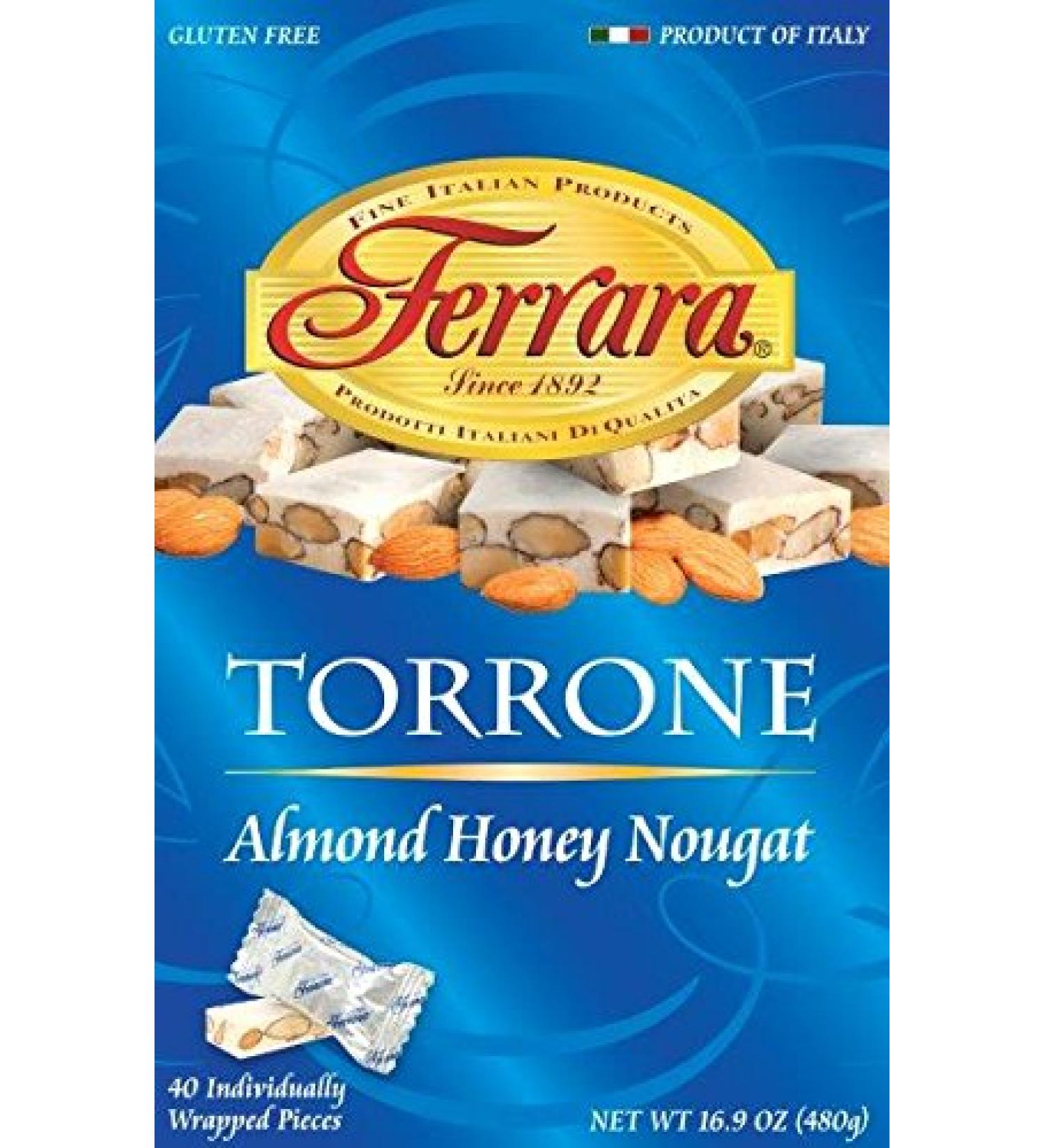Ferrara Torrone Candy 40-Count - Traditional Italian Nougat (71403-00024) - Buy Online on GoSupps.com
