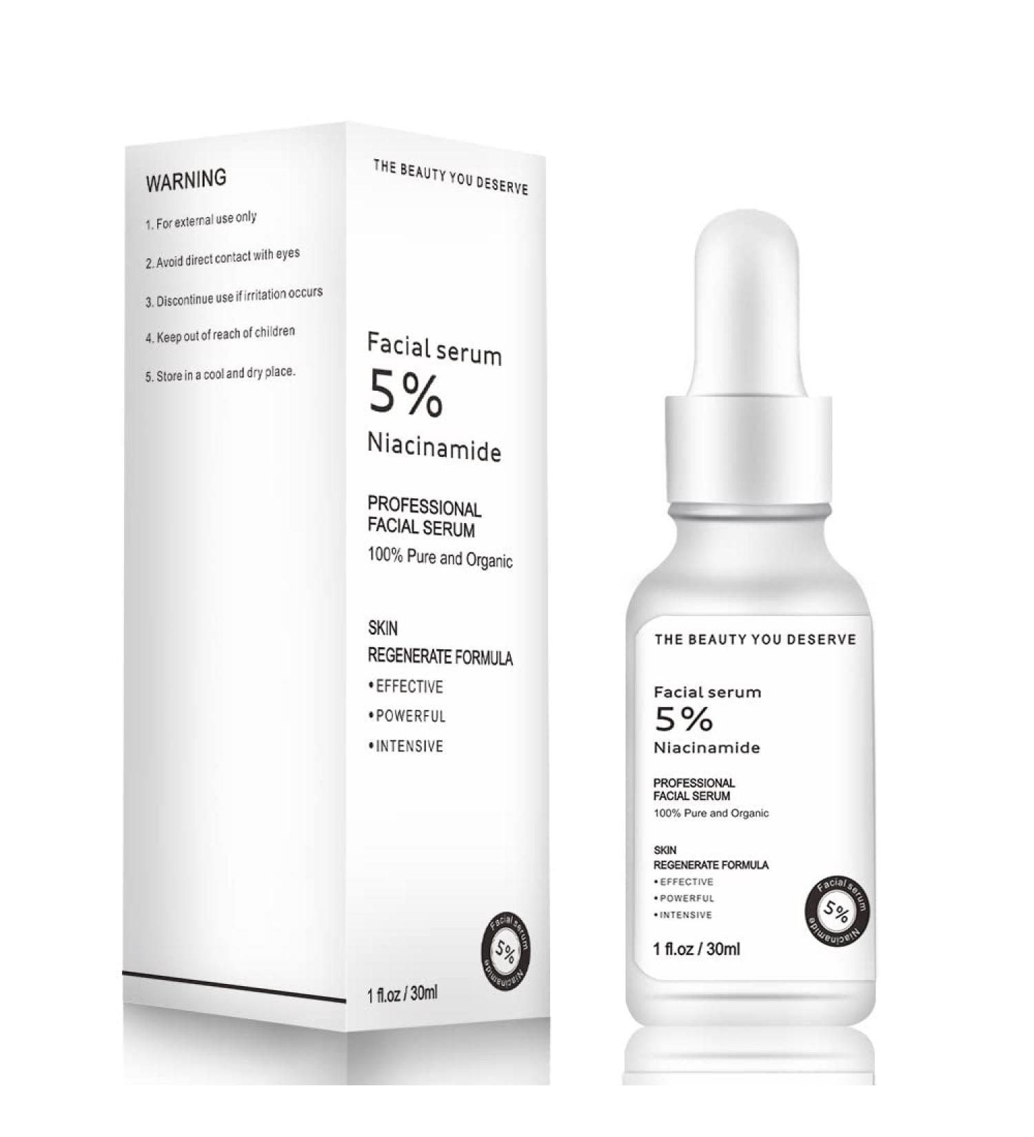 yuyte 30ml Pure 5% Niacinamide & Hyaluronic Acid Face Serum Whitening Moisturizing Firming - Buy Online on GoSupps.com