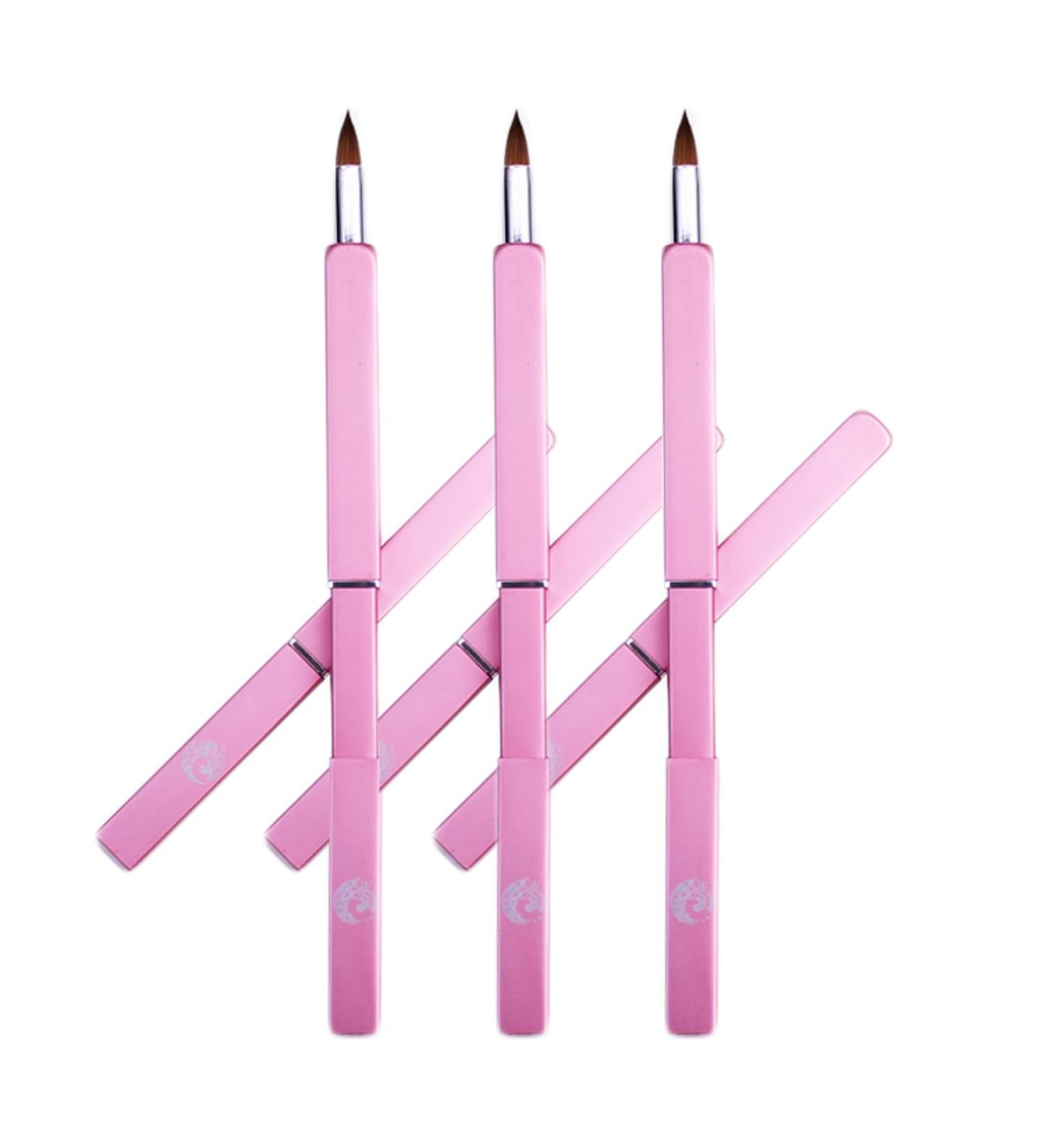 ENERGY Retractable Lip Brushes Set - Glossy Lipstick & Lip Liner Applicators | Vegan Synthetic Bristles | Travel-Friendly 3PCS Makeup Brushes - Buy Online on GoSupps.com
