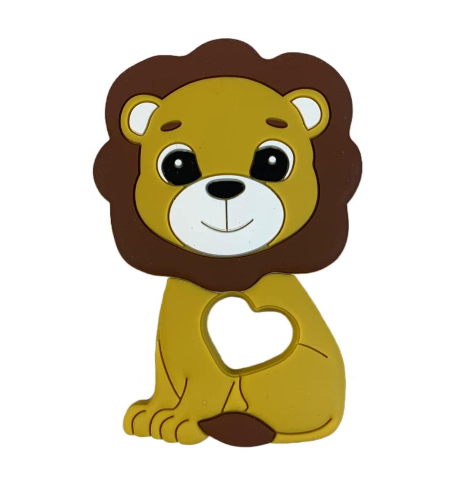 Lion Teething Toy: Safe and Soothing Chew Toy for Babies - Buy Online on GoSupps.com