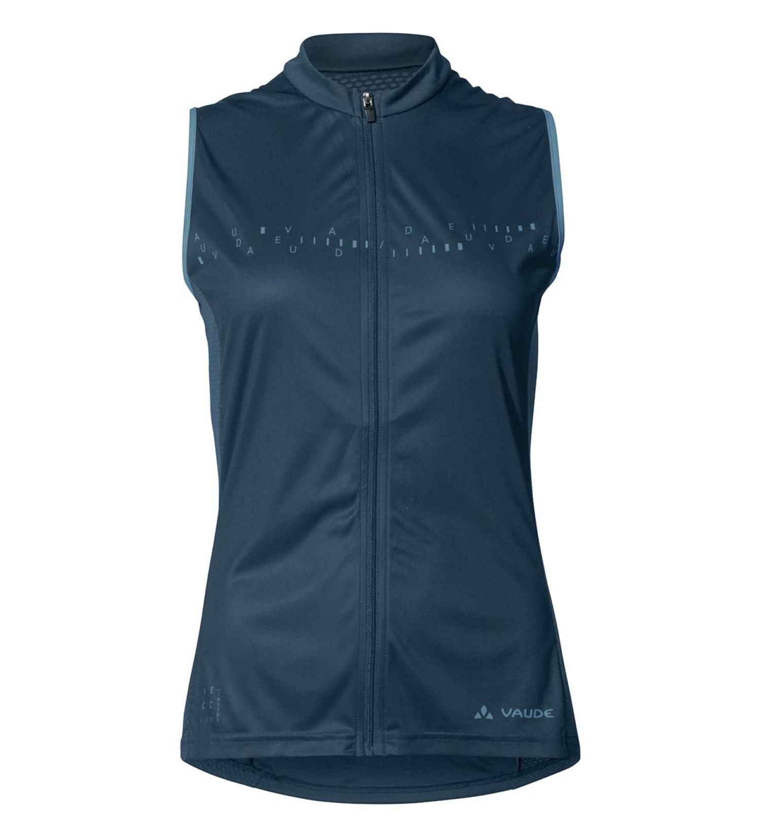 VAUDE Women's Posta Fz Tricot SL T-Shirt 42 - Dark Sea Uni | Premium Eco-Friendly Apparel for International Shipping - Buy Online on GoSupps.com