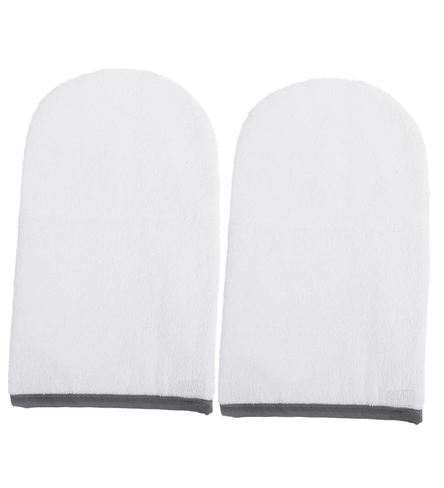 Beavorty 1 Pair waxing gloves hand moisturizer gloves moisturizing gloves spa accessories bath gloves Paraffin Manicure Mitt overnight gloves repair nail art gloves wax hand treatment mitt 27.5X16.5cm Grey - Buy Online on GoSupps.com