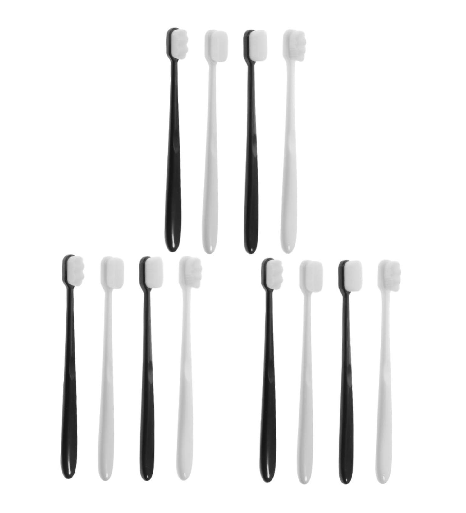 Shop Minkissy 12 Pcs Soft Toothbrush Set - Extra Soft Bristles & Natural Cleaning Brush - Perfect for Adults - International Shipping Available! - Buy Online on GoSupps.com