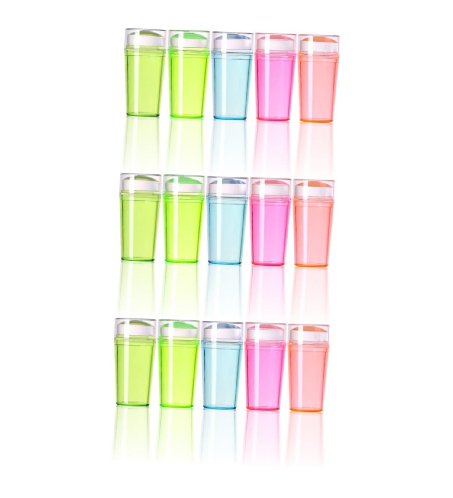 DOITOOL 15 Sets Fluorescent Nail Stamp Nail Tool Para U as Nail Stamp Kit Salon Supplies Nail Stamper Jelly Gel Stamper Clear Nail Gel Manicure Kit 3d Fancy Accessories Silica Gel - Buy Online on GoSupps.com