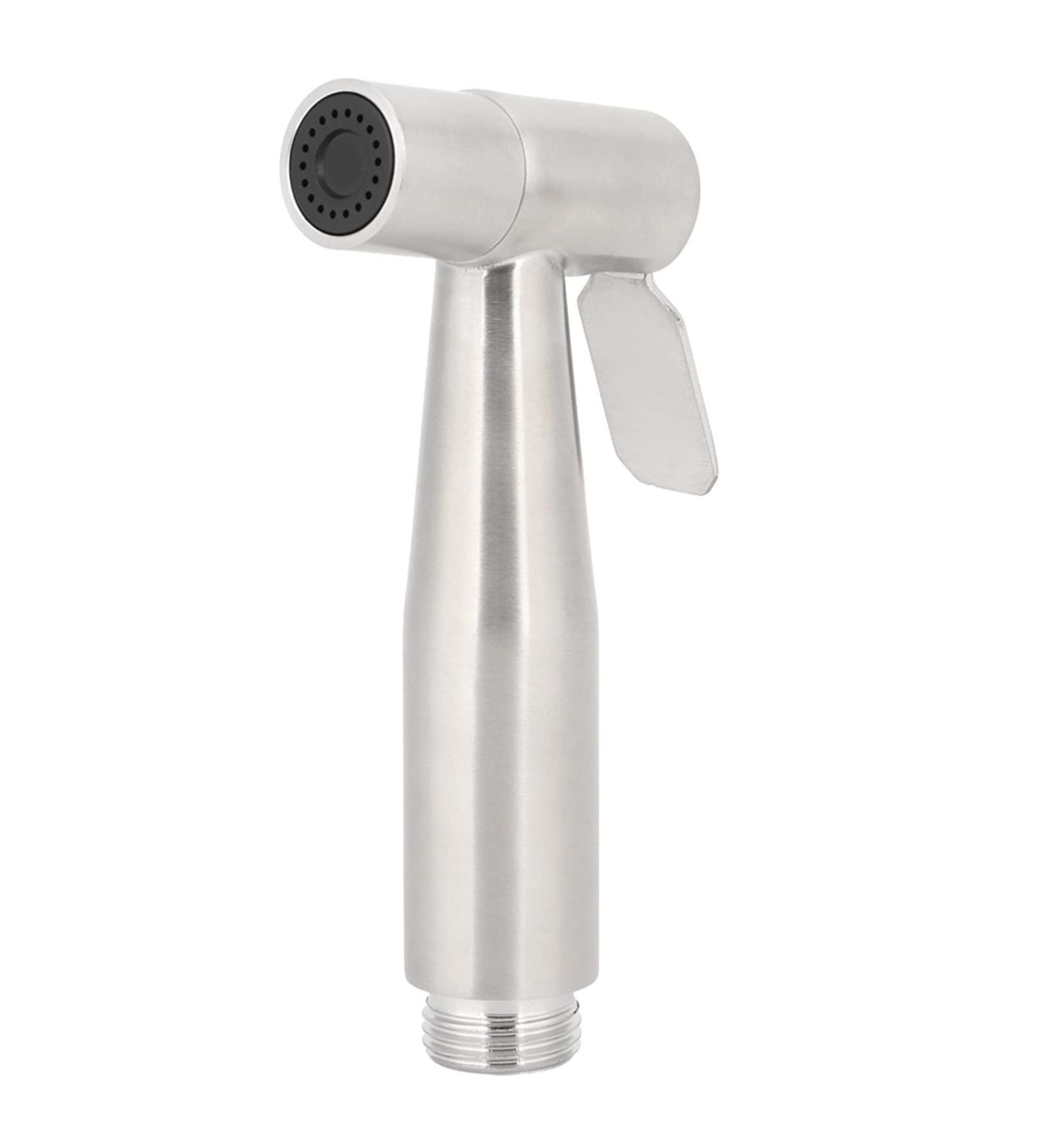 Stainless Steel Bidet Spray 304 Hand Shower Nozzle for Bathroom | Premium WC Bidet Sprayer for Easy Cleaning - Buy Online on GoSupps.com
