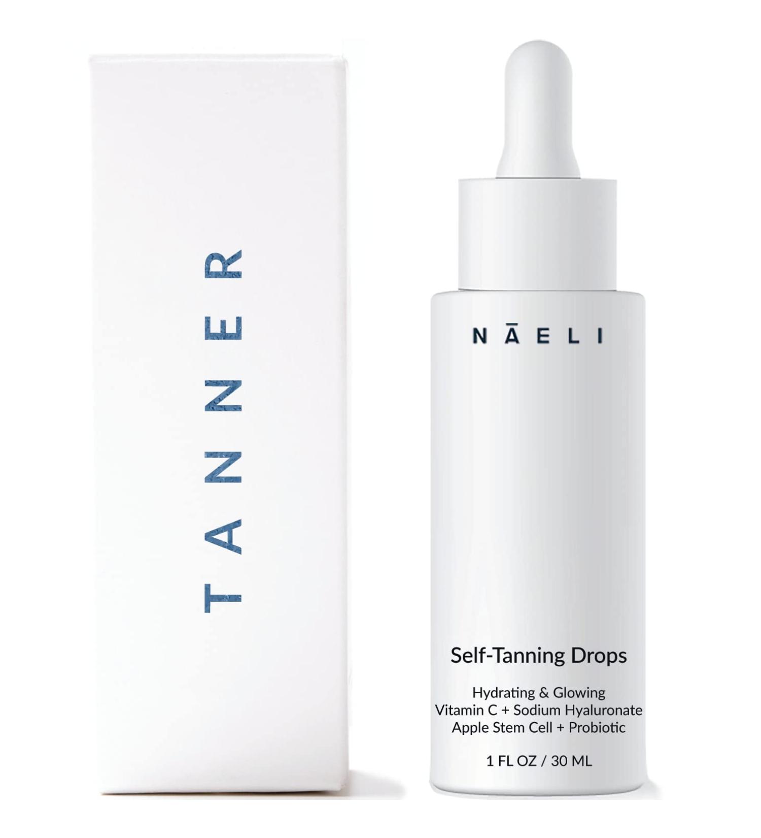 Self Tanner Bronzing Drops - Anti Aging Sunless Tanning with Vitamin C - Vegan & Cruelty Free - 1 oz - Buy Online on GoSupps.com