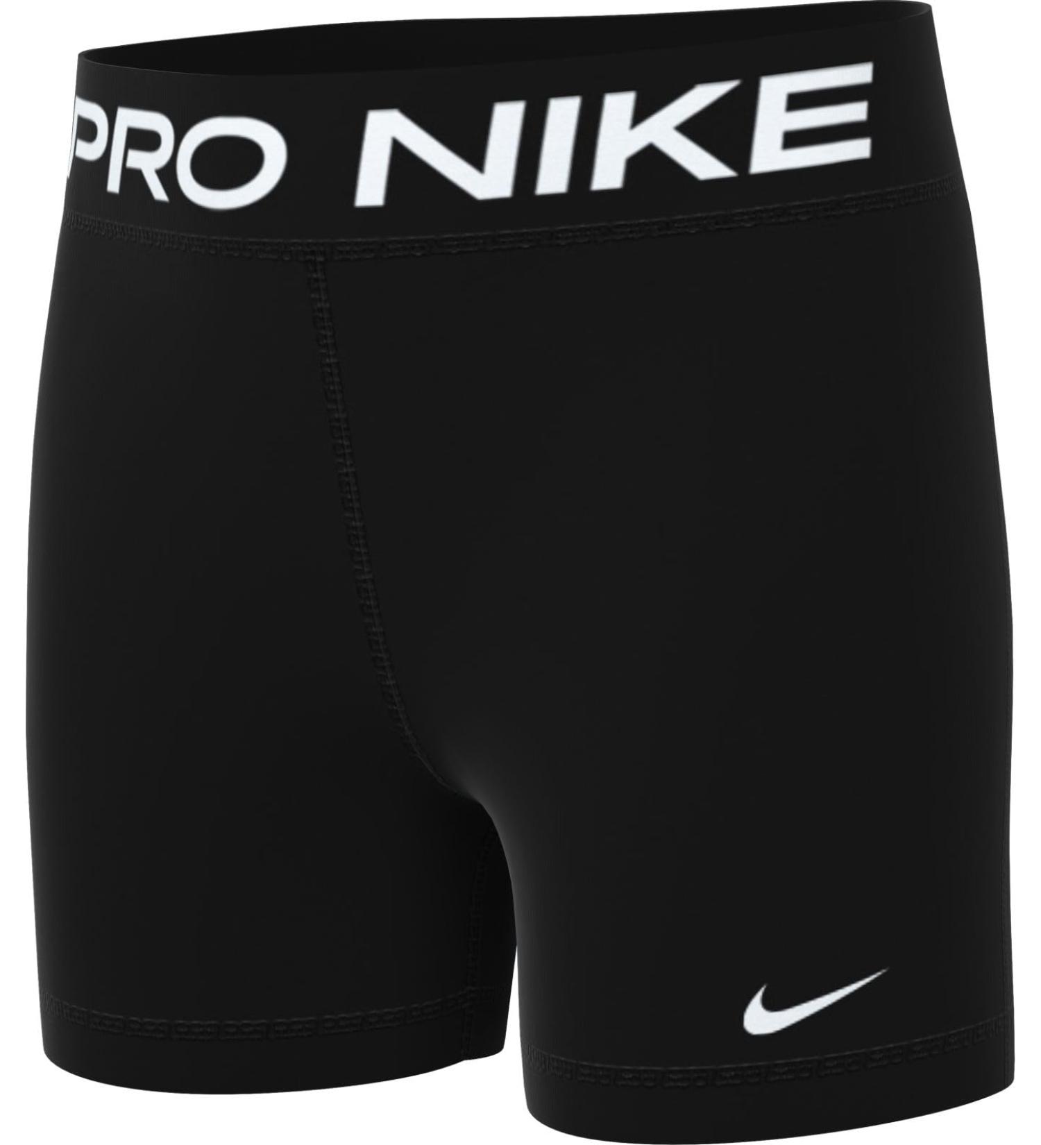 Nike Girls' Shorts G NP DF 5in | Black/White | Ages 12-13 | International Shipping Available - Buy Online on GoSupps.com