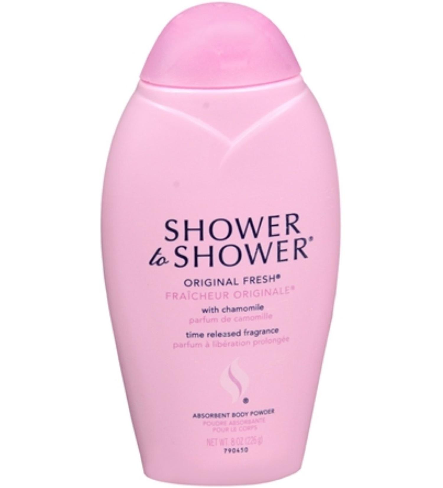 SHOWER TO SHOWER Body Powder Original Fresh 8 oz (Pack of 5) Fresh 8 Ounce (Pack of 5)