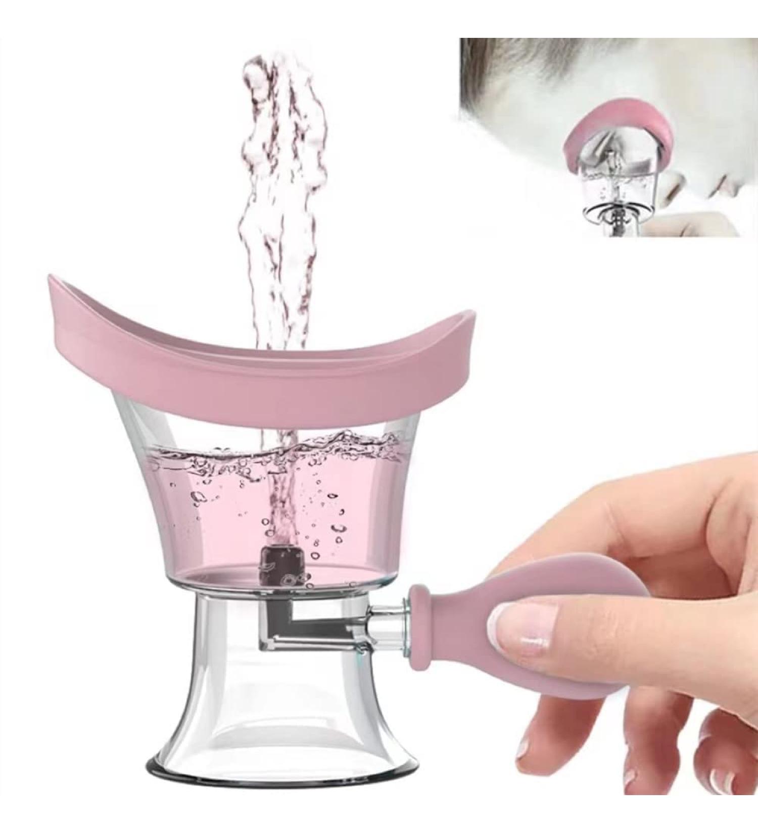 Zalati Eye Wash Cup - Pink | Eye Bath Cleaner Bottle for Effective Eye Care - Buy Online on GoSupps.com