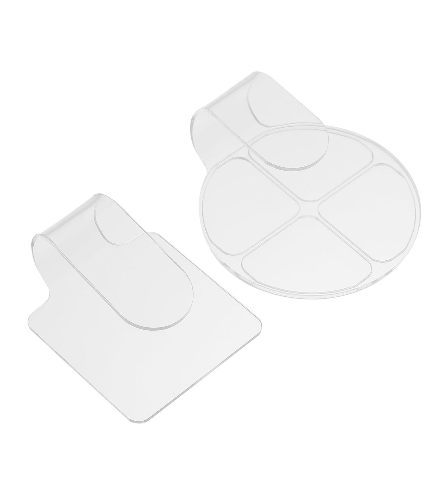  STOBOK STOBOK Makeup Mixing Plate Set Portable Makeup Tray Acrylic Makeup Trays for Nail Art for Professionals - Buy Online on GoSupps.com