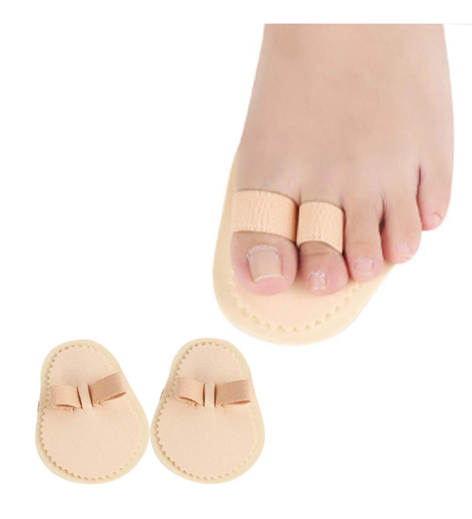 1 Pair Toe Straightener Hammer Toes Corrector with 2 Holes for Claw Toe Mallet Toe Contracted Toe and Cured Toe Hammer Toe Splint - Buy Online on GoSupps.com