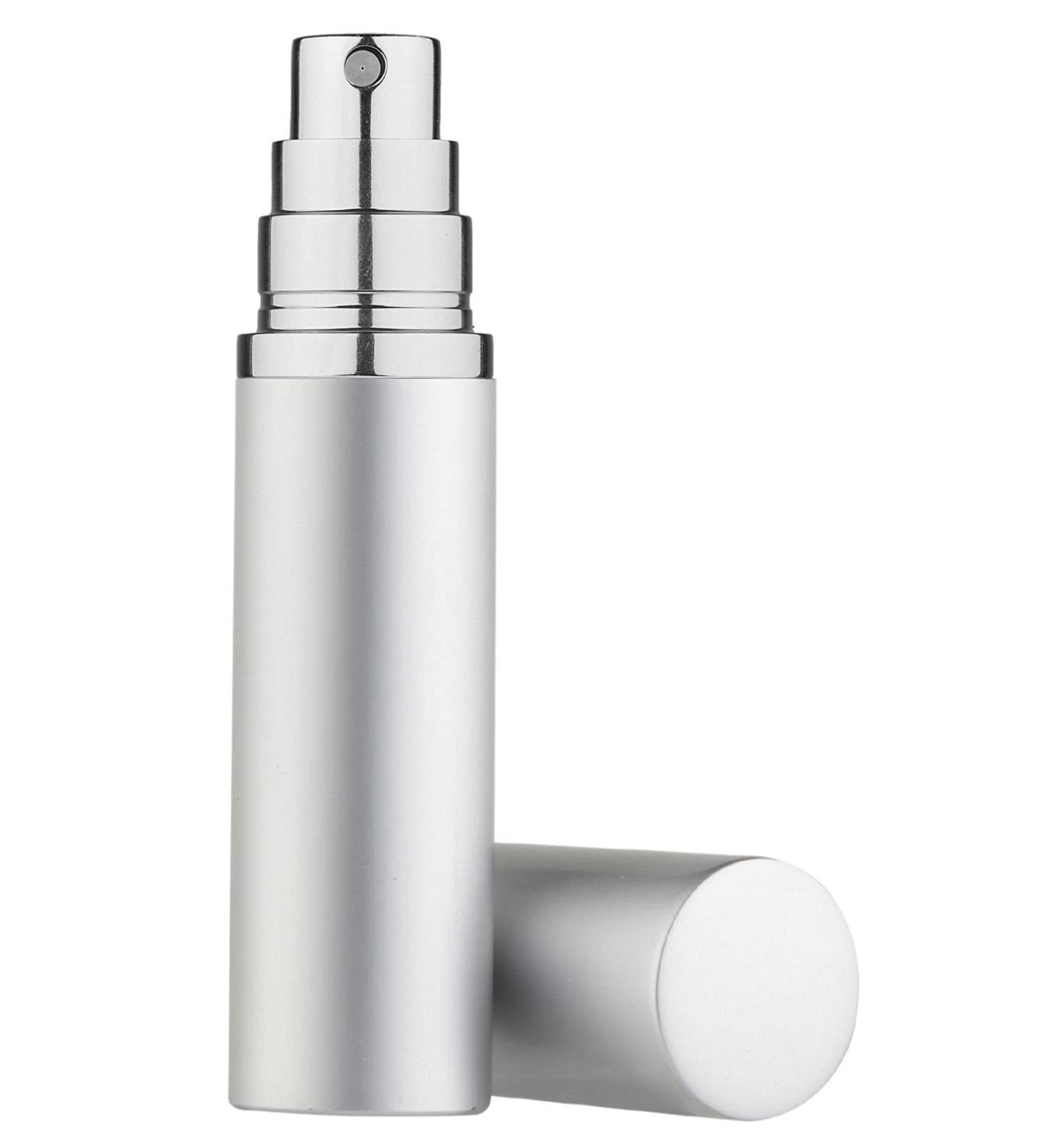 UULANFA Portable Mini Refillable Perfume Atomizer Bottle Empty Pocket Size Cologne Sprayer for Travel P9-Silver 0.3 Ounces - Buy Online on GoSupps.com