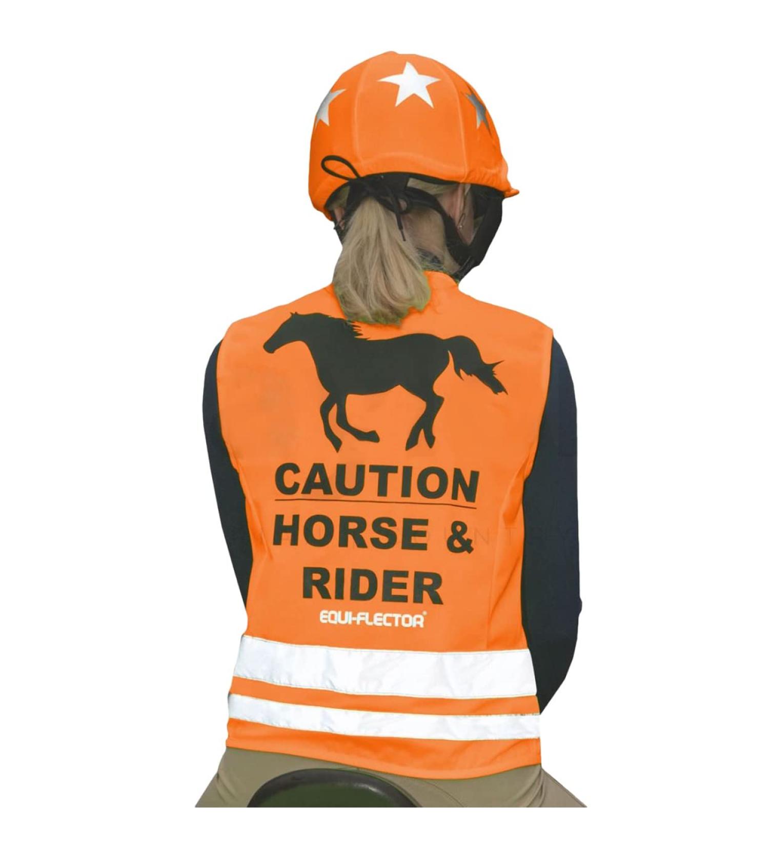Shires Equi-Flector Safety Vest - Orange Orange M - Buy Online on GoSupps.com