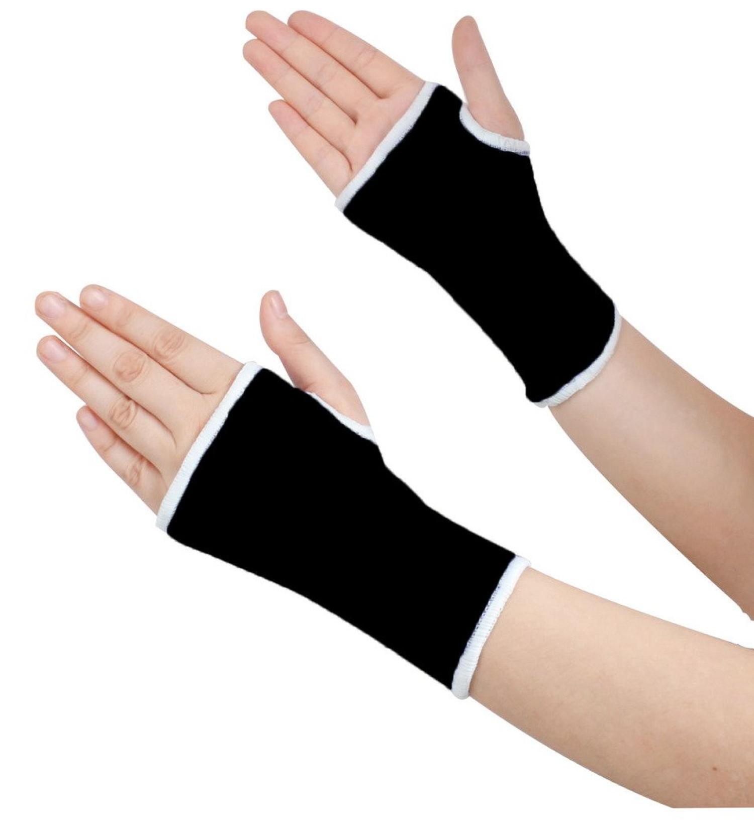 Tension Relieving Compression Hand Wrap Women Black Large 2 Piece