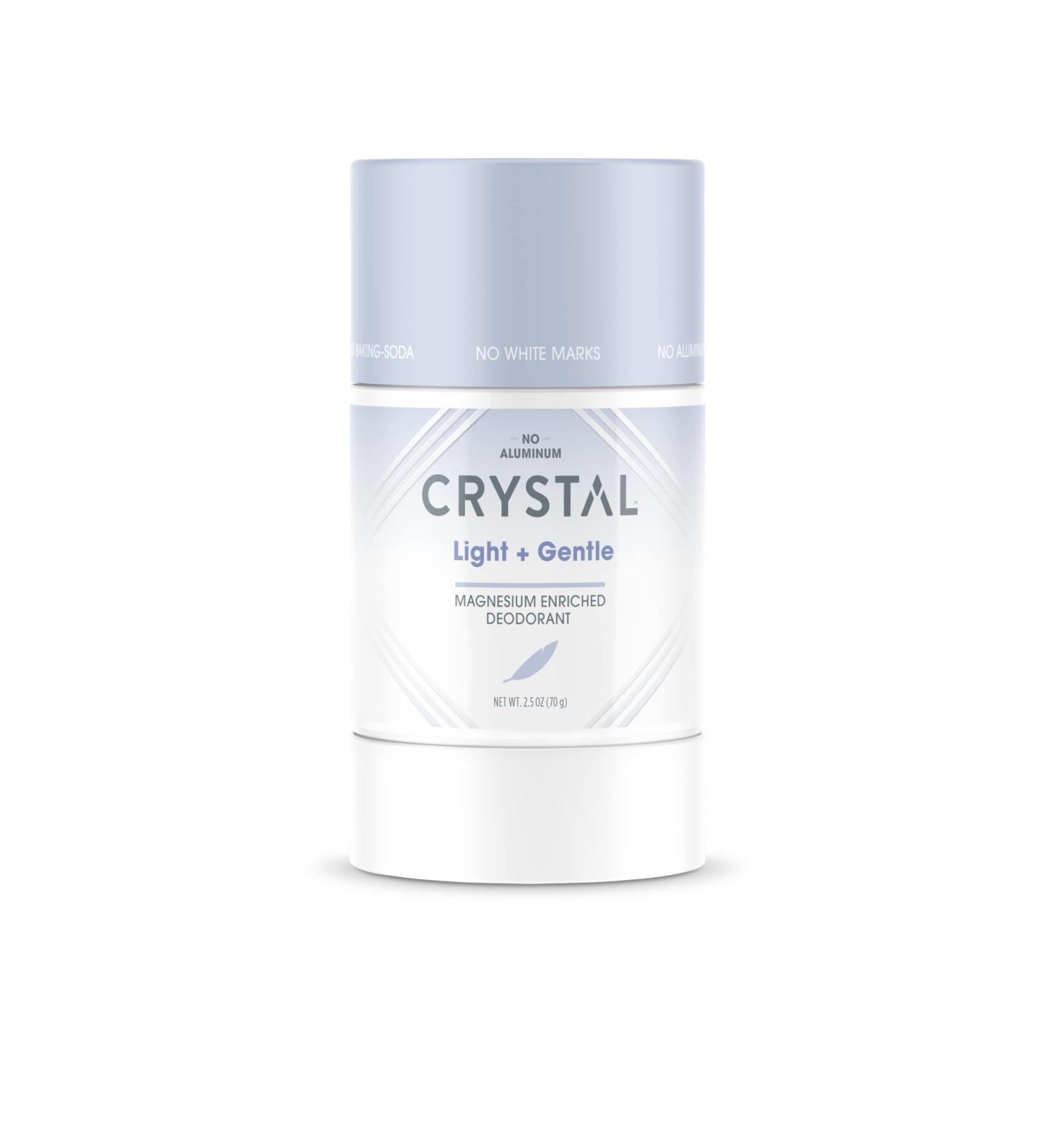 Crystal Magnesium Non-Irritating Deodorant Stick | Aluminum-Free, Baking Soda Free | Men and Women | Fights Odor Safely and Effectively | Light + Gentle Formula | 2.5 oz - Buy Online on GoSupps.com