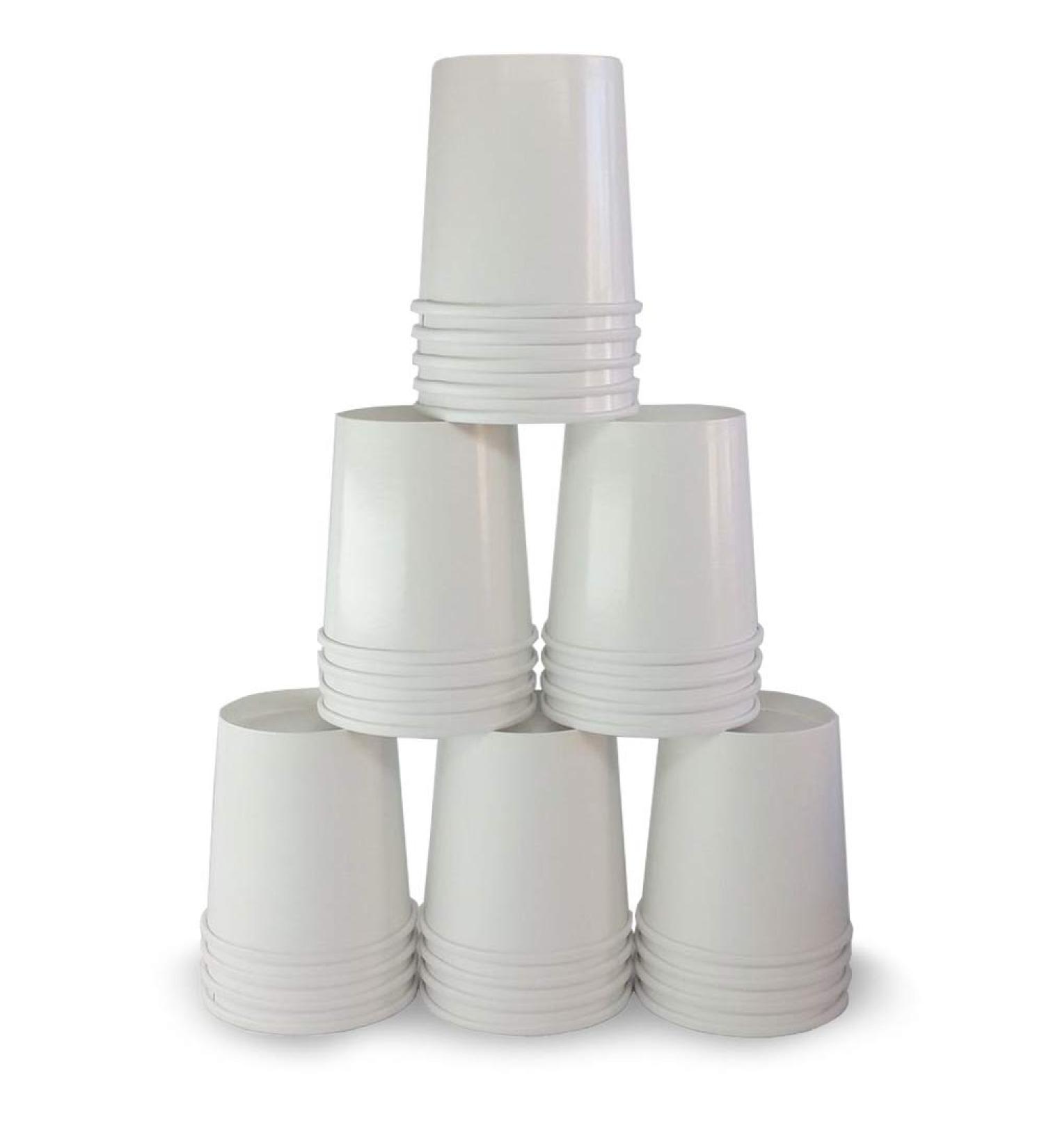 Solo H4325-2050 - Gelcoat Gun Double Poly Paper Containers 32 Oz White 25pc. (25)