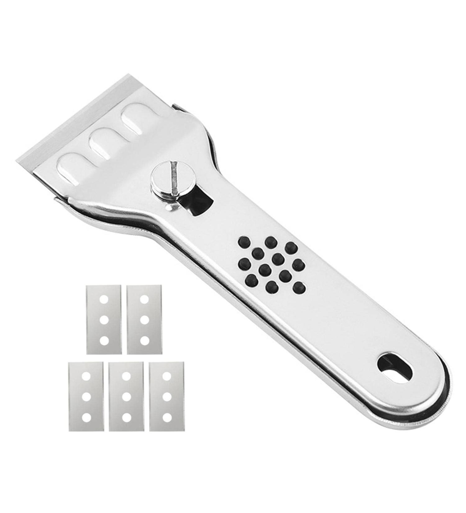 Blade Hob Scraper - Blade Glass Scraper - Stainless Steel Blade Scratches for Induction Hobs Glass Ceramic Hob Oven Huajuan - Buy Online on GoSupps.com