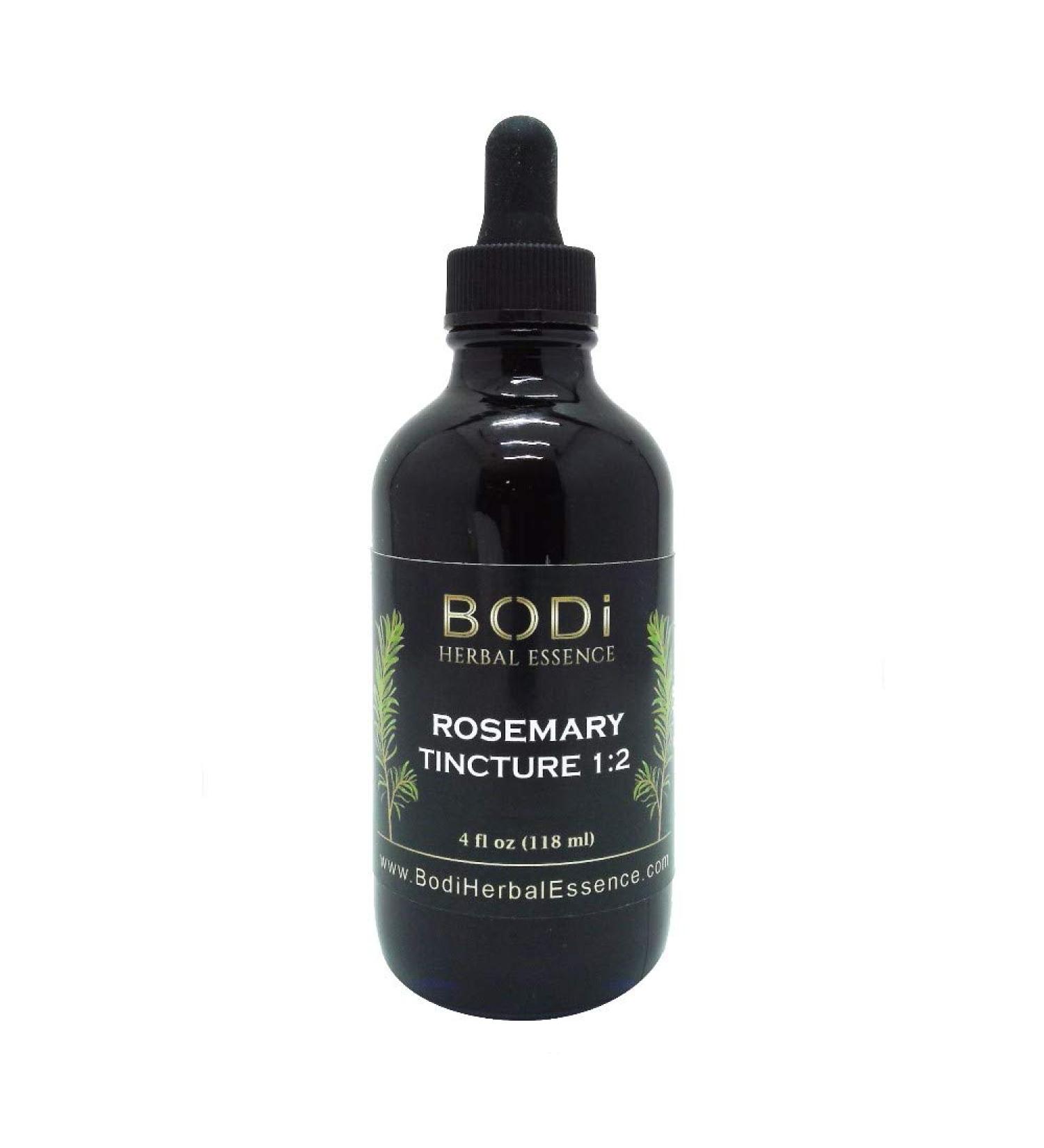 Rosemary Leaf Tincture 1:2 - Highest Concentration for Internal & External Use | Bodi - 2oz & 4oz - Buy Online on GoSupps.com
