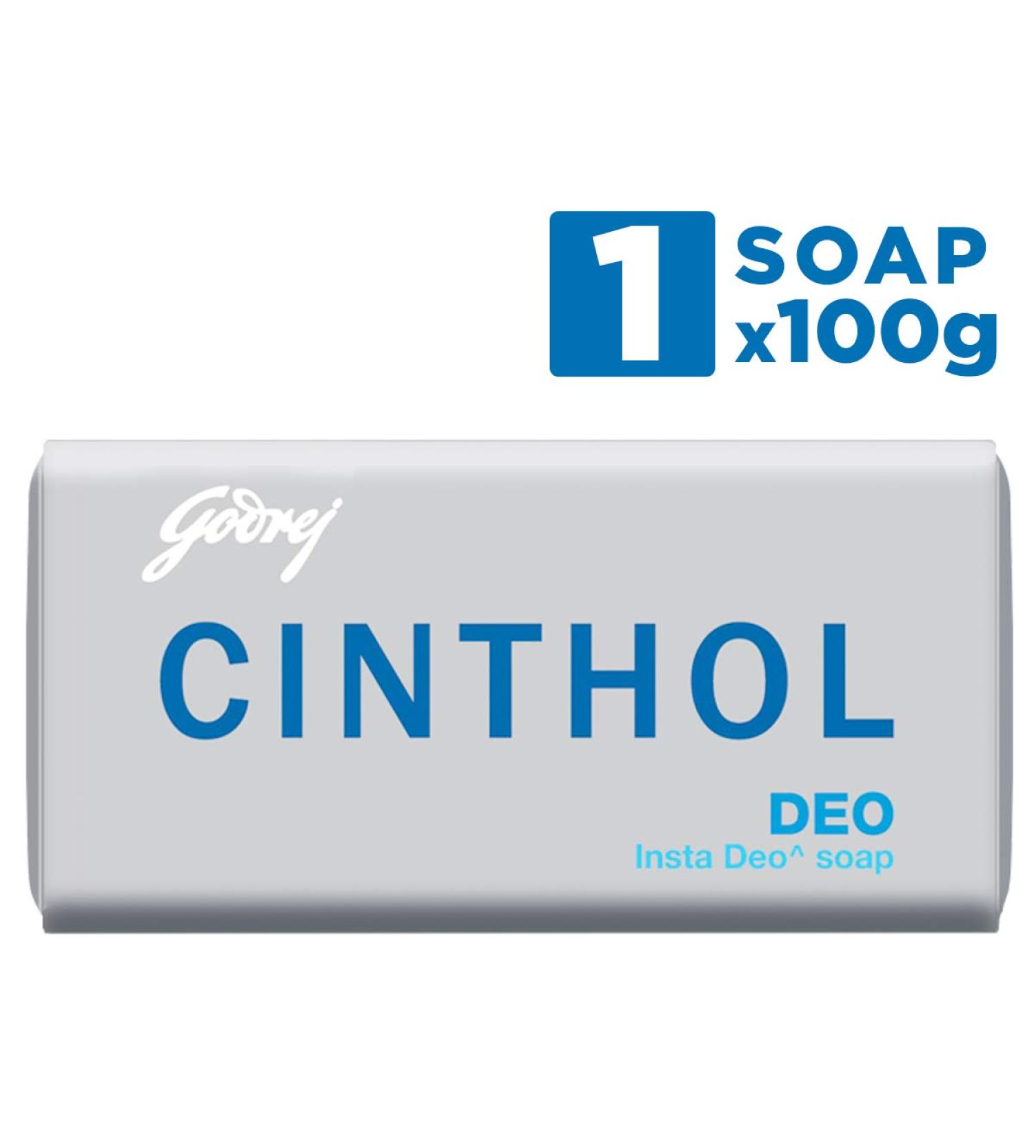 Cinthol Deo Soap 100gm - Buy Online on GoSupps.com