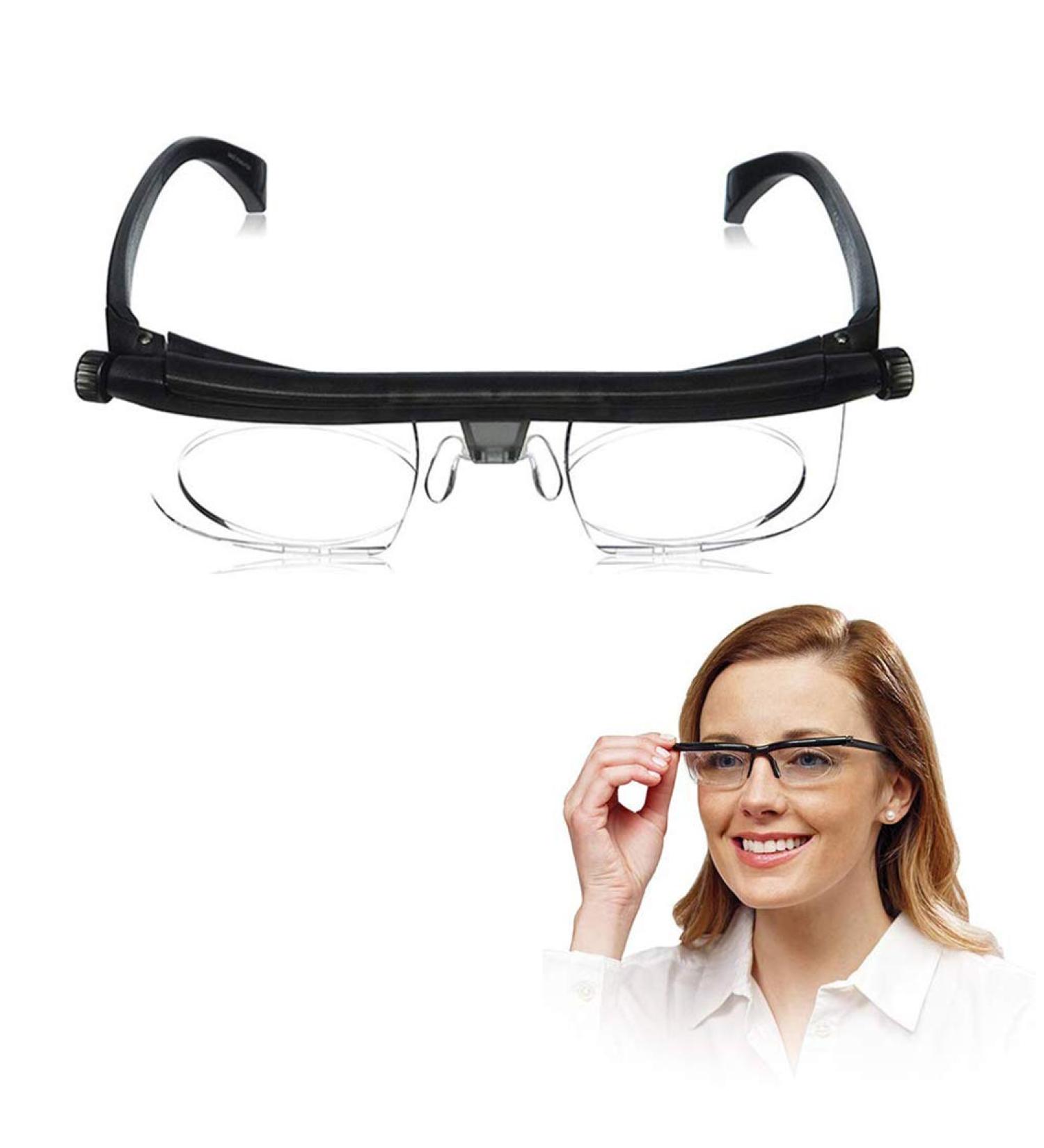 Daka Adjustable Dial Eye Glasses - Versatile Reader Glasses for Myopia & Distance Vision | Variable Focus Glasses with Box - Shop Now! - Buy Online on GoSupps.com