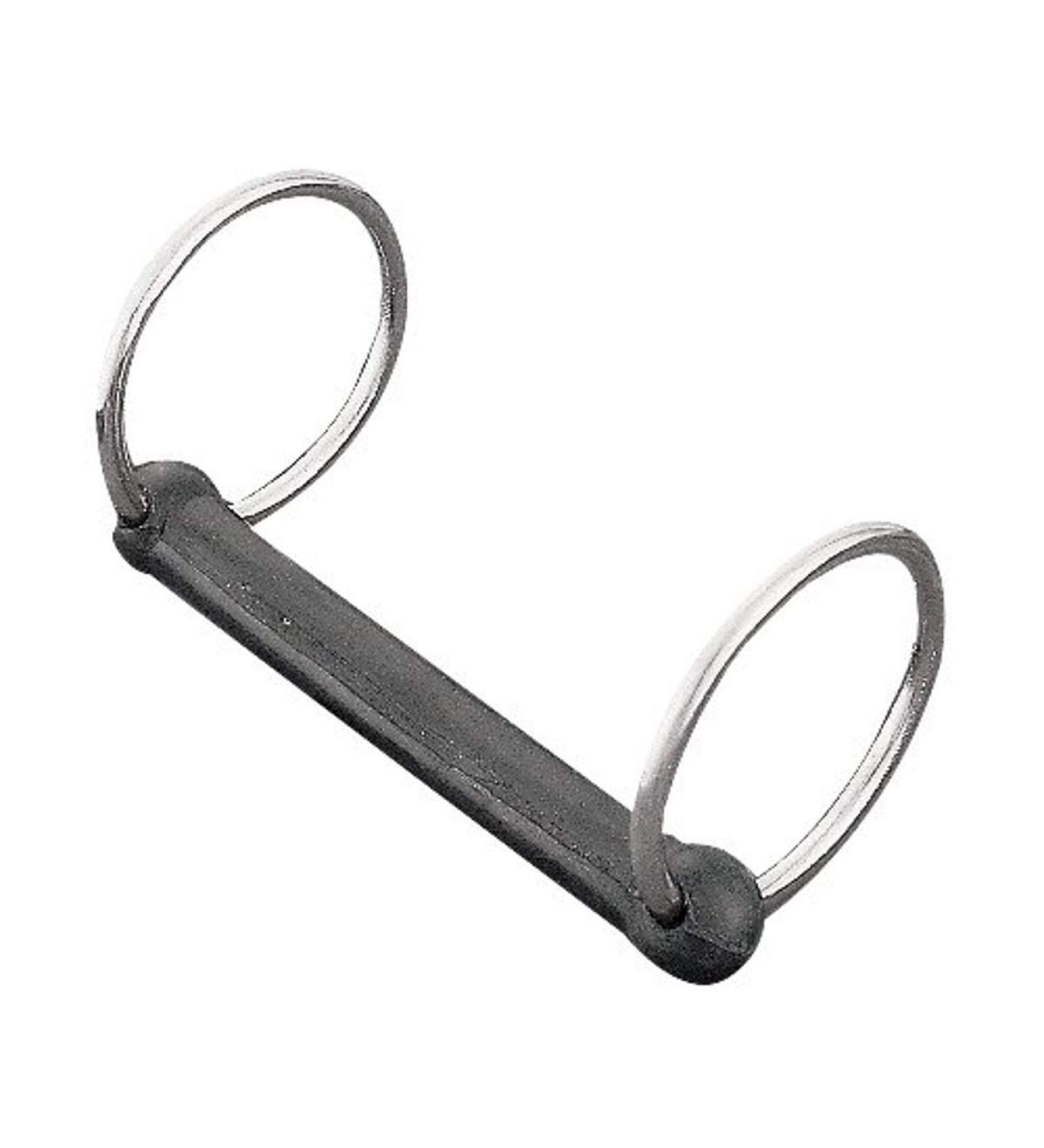 Weaver Leather Rubber Mouth Driving Bit, Black, 5"