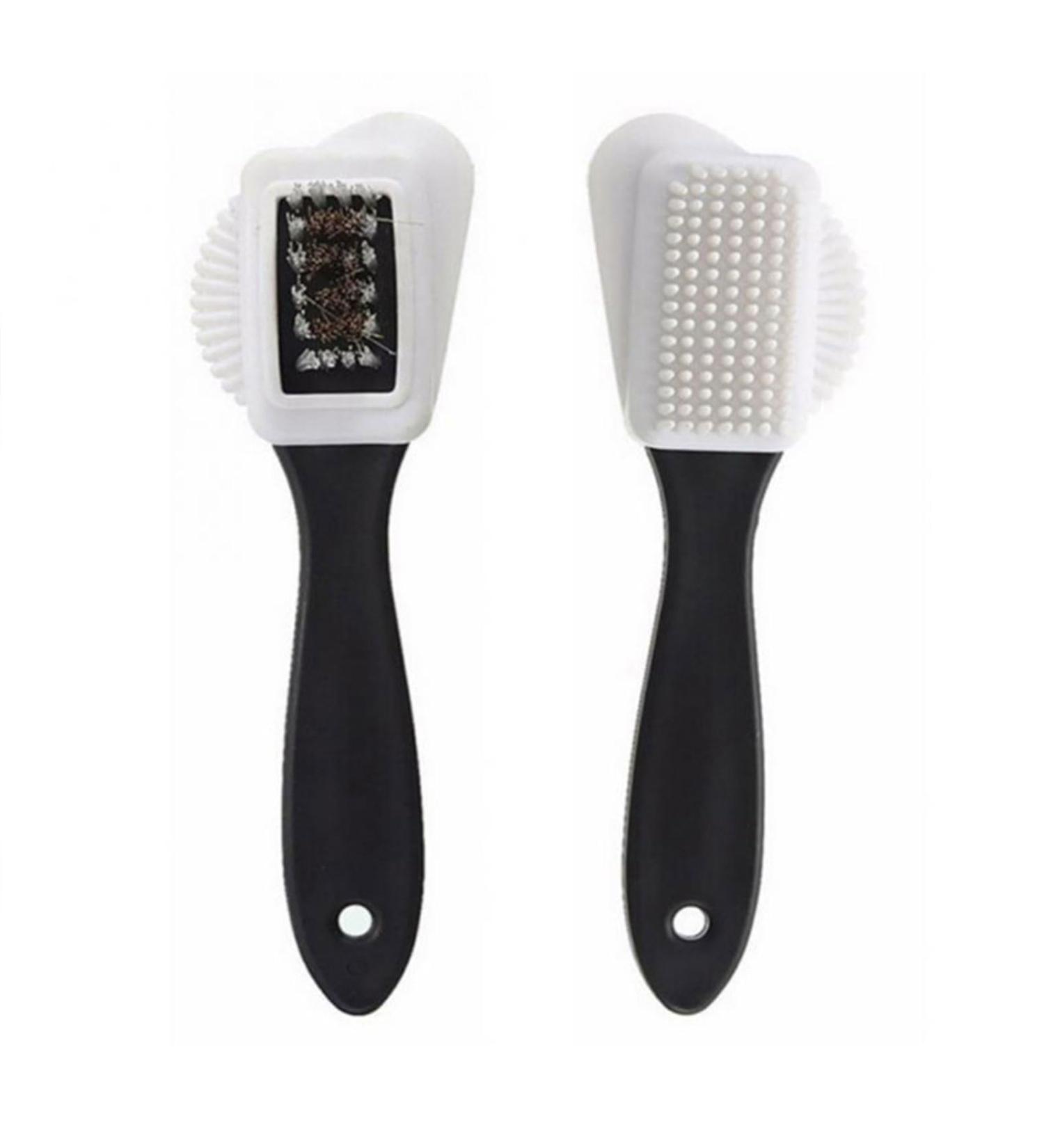 kurkip 4 PCS Suede & Nubuck Brushes 4-Sided Shoe Cleaner Set with Brass Bristles with Eraser and Clean Cloth for Shoes Suede Leather Boot Cleaning Brush 1 Pcs - Buy Online on GoSupps.com