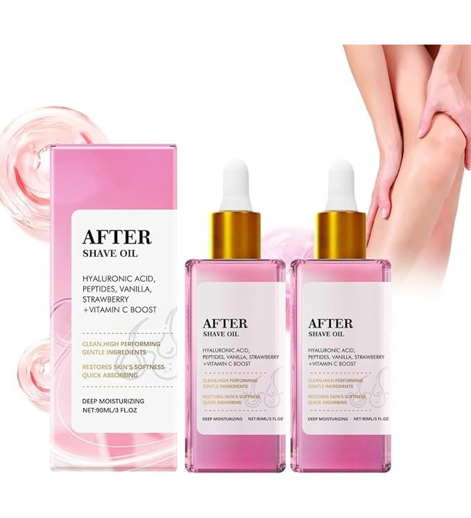 Shaving Soothing Oil Lot de 2 huiles apr s-rasage 40 ml Fraise Vanille Huile de rasage apaisante avec acide hyaluronique et peptides pour une peau clatante contient de l'acide hyaluronique et de - Buy Online on GoSupps.com