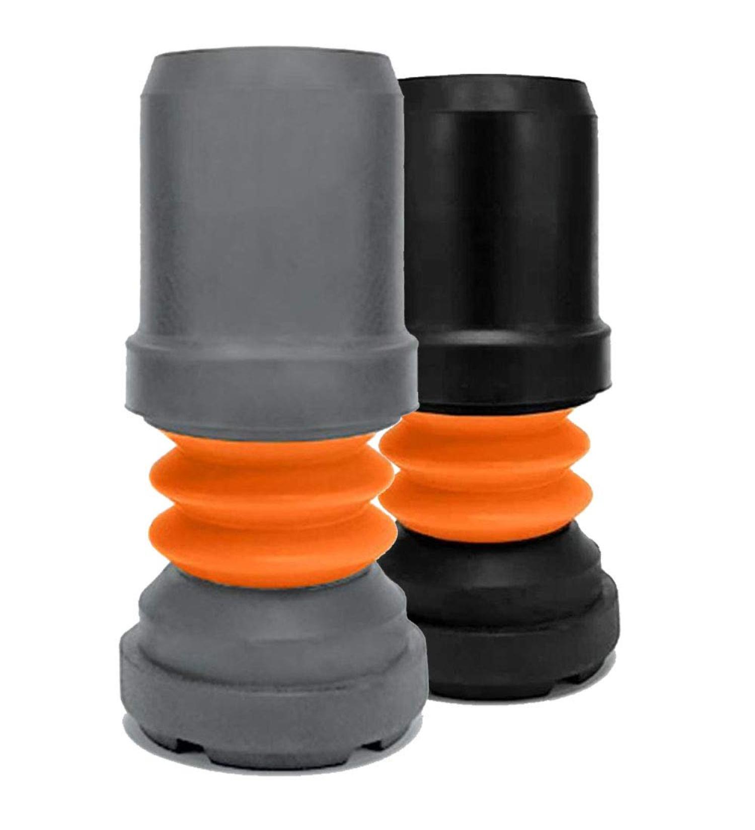 Flexyfoot 22mm Shock Absorbing Walking Stick Ferrule - Pack of 1 Grey - Buy Online on GoSupps.com