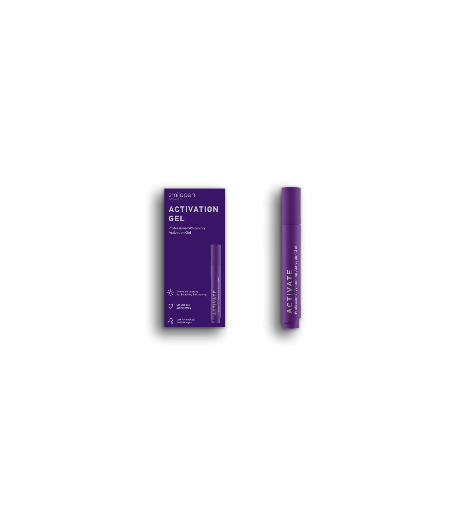 SMILEPEN Activation Gel 5 ml I removes severe discoloration even before whitening I for professional teeth whitening