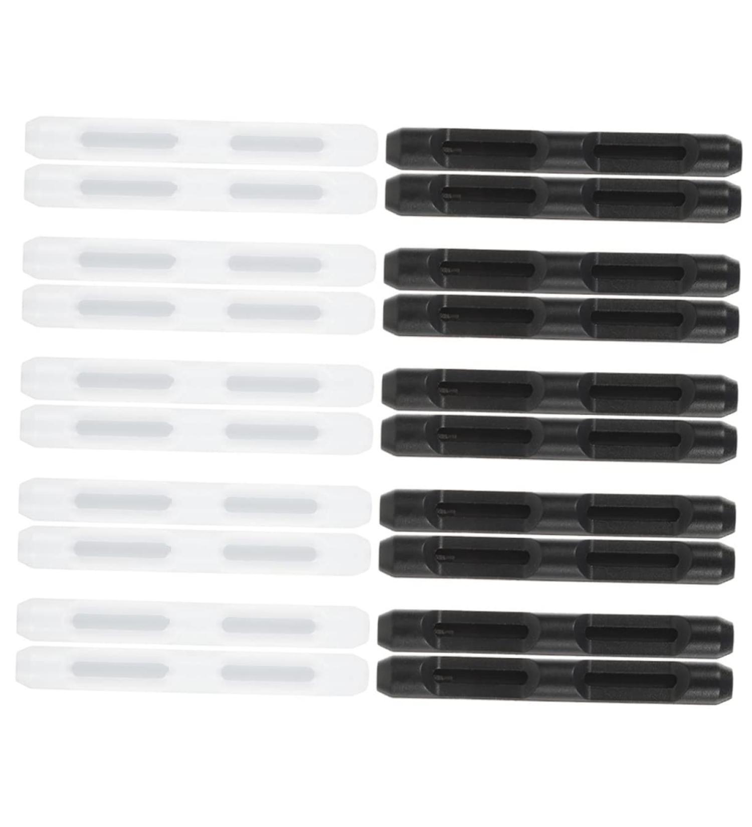 Healeved 10 Pairs Glasses Fixed Ear Support Accessories - Silica Gel Boots Assorted Colors (1.5X7X0.7CM) for Comfort & Stability - International Shipping Available - Buy Online on GoSupps.com