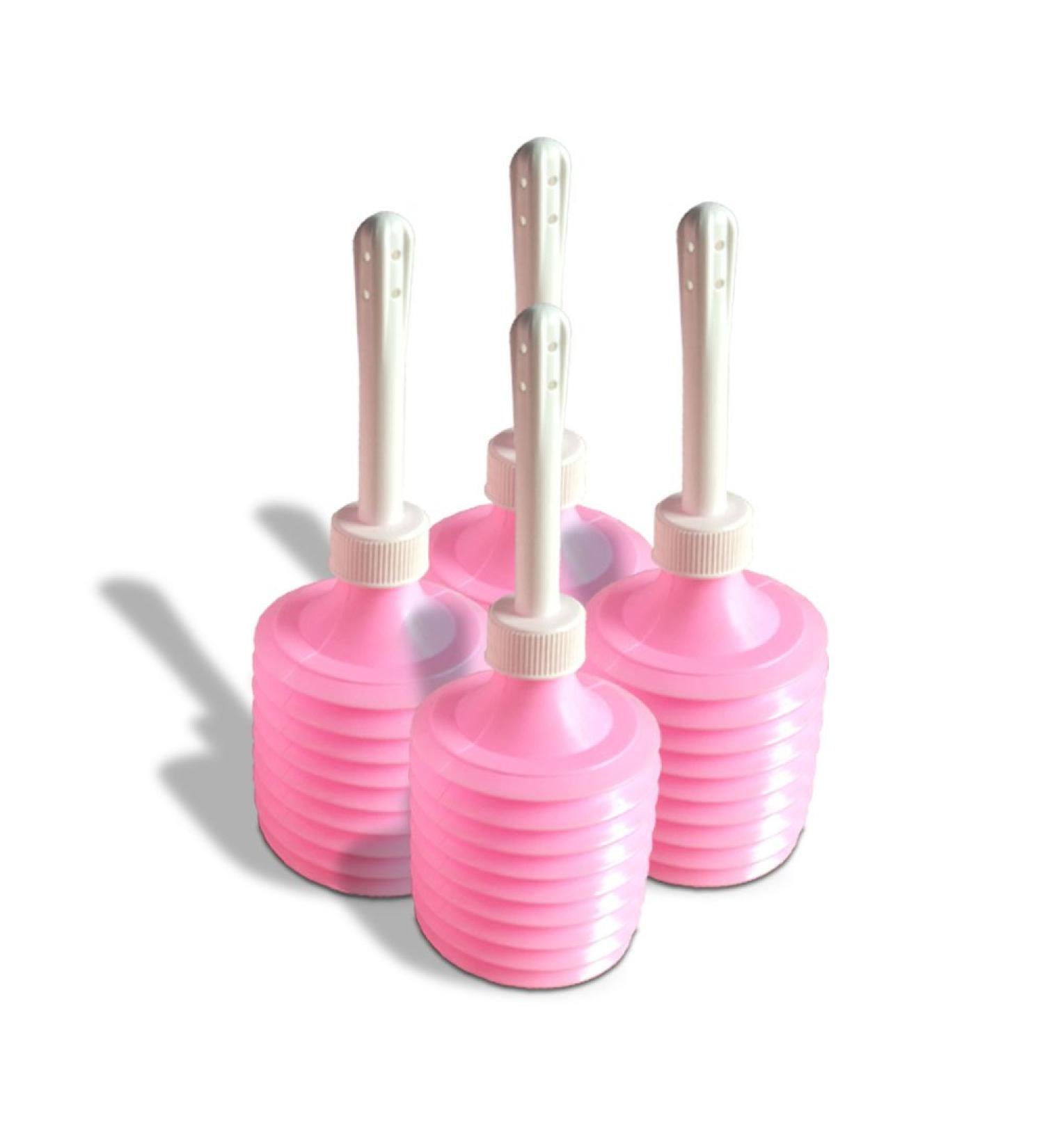 Wolfbeam Enema Bulb Syringe 200ml - Enema Cleanser & Vaginal Douche for Personal Health - Gynecological Scrubber (Pink) - International Shipping Available - Buy Online on GoSupps.com