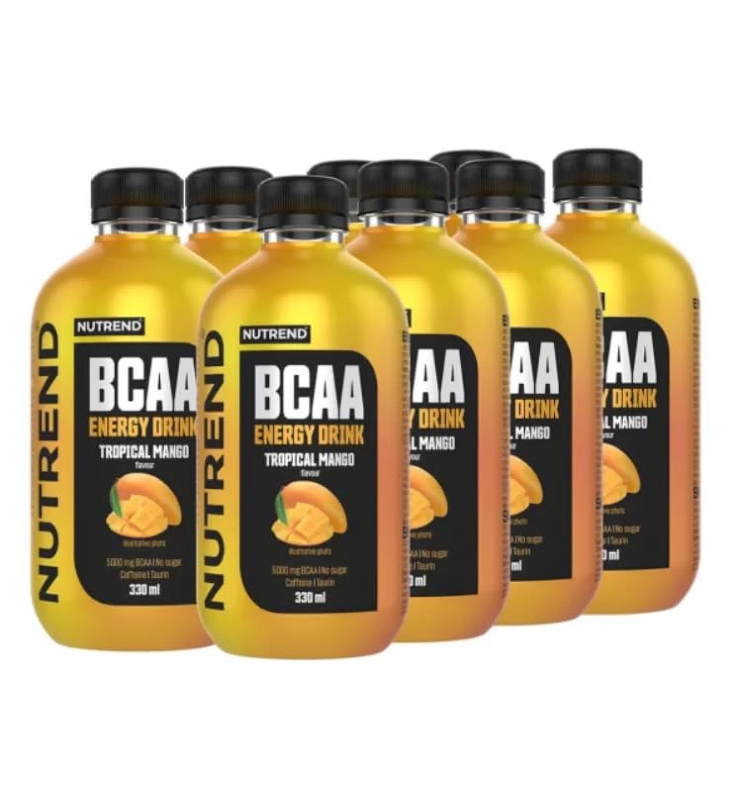 NUTREND Nutrend BCAA Energy Drink Tropical Mango 8 x 330 ml