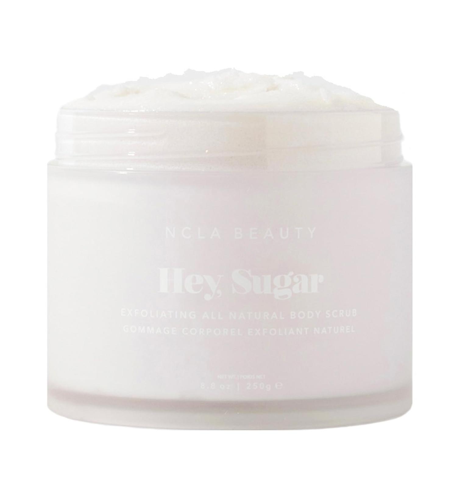 NCLA Beauty Hey Sugar All Natural Body Scrub - Moisturizing Exfoliating Sugar Scrub - Shea Cocoa and Mango Butters - Coconut Vanilla - 8.8 oz - Buy Online on GoSupps.com