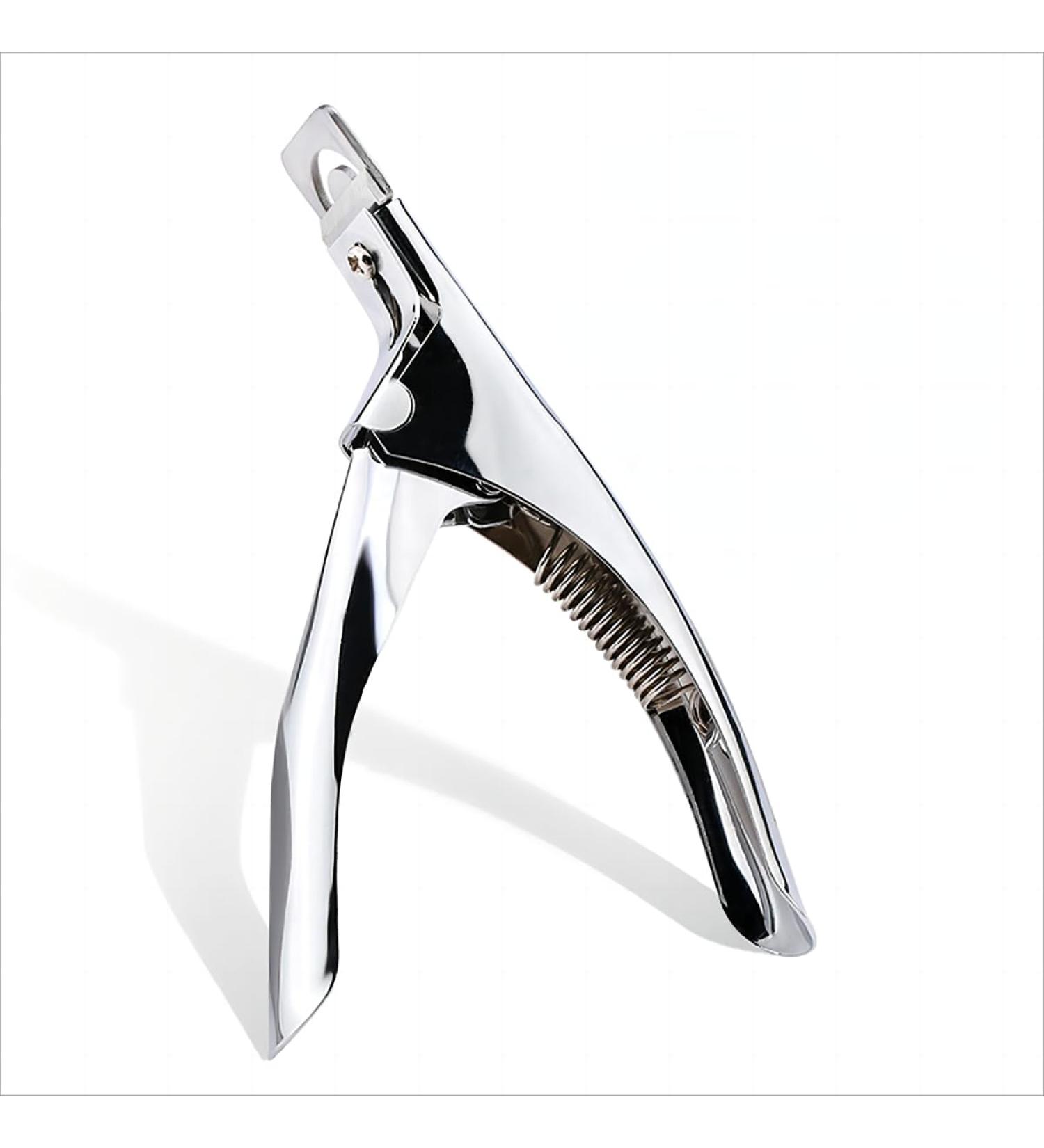 False Nail Tip Clipper Trimmer - Acrylic Edge Cutter Tool (Silver) - Buy Online on GoSupps.com