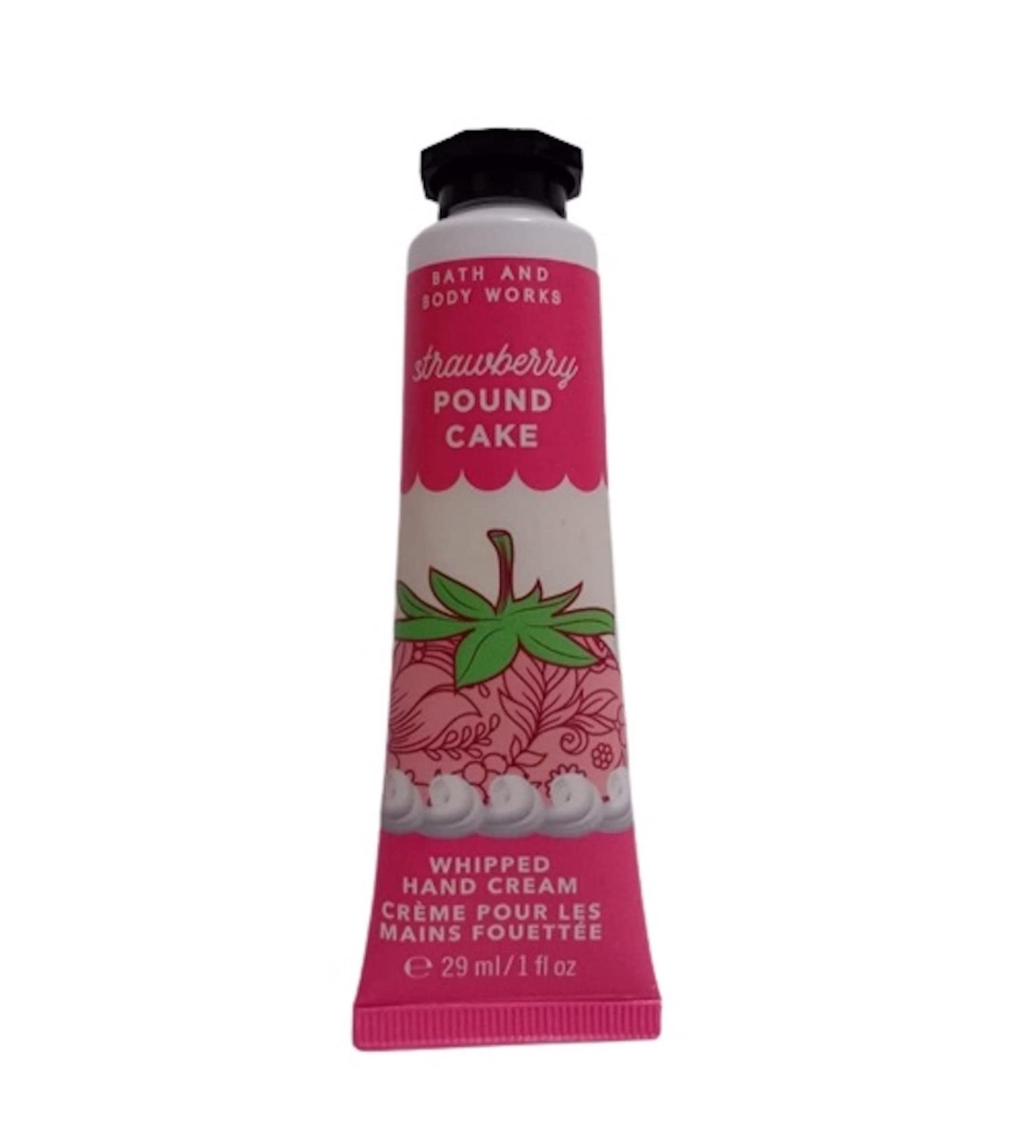 Bath & Body Works Strawberry Pound Cake Shea Butter Hand Cream 1oz