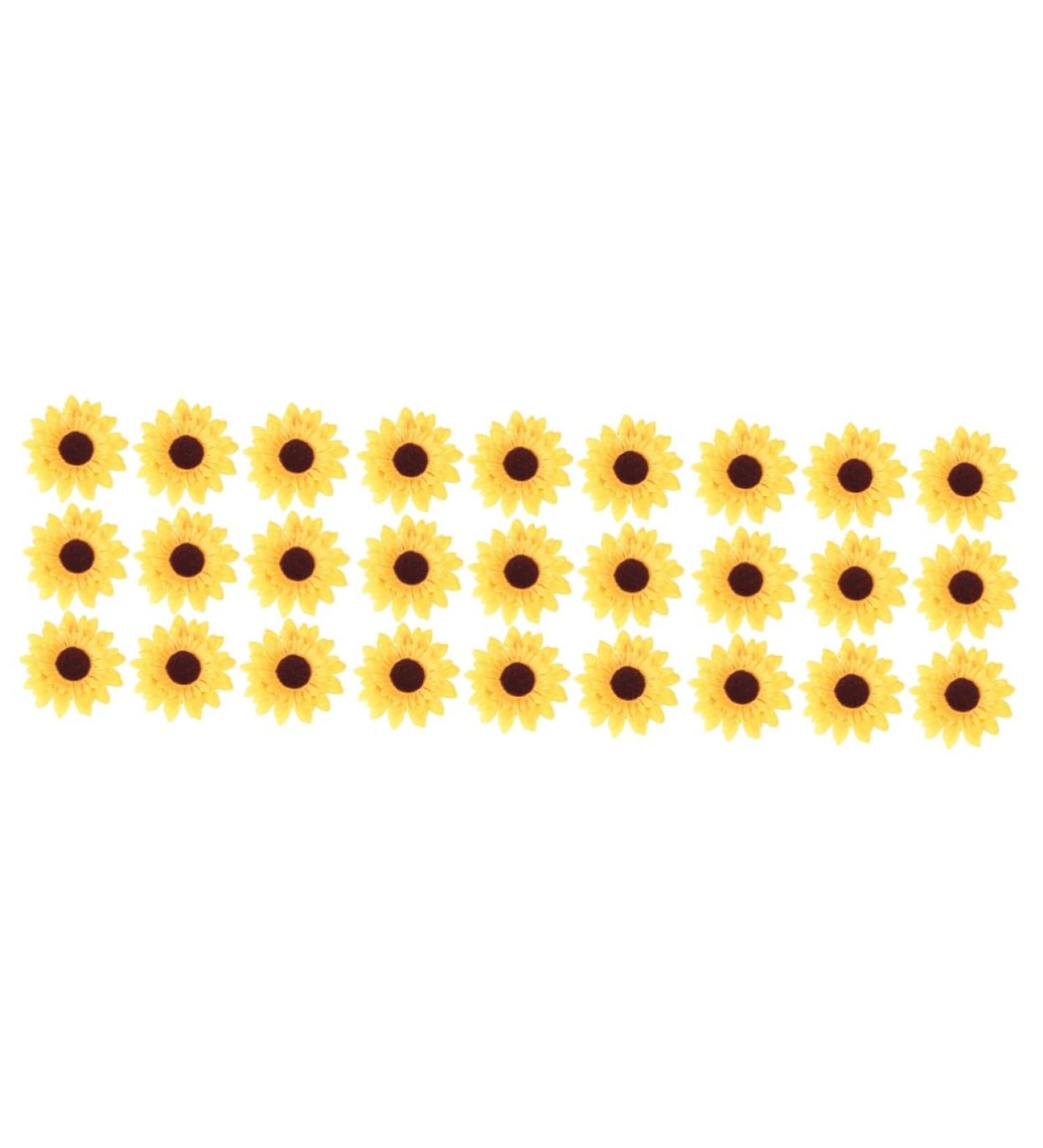 Zerodeko 27 Pcs Fake Flowers Wedding Decor Artificial Flowers Decoration for Home Artificial Flower Heads Ceramic Soap Dish Fake Sunflower Heads False Flowers Simulation Flowers - Buy Online on GoSupps.com