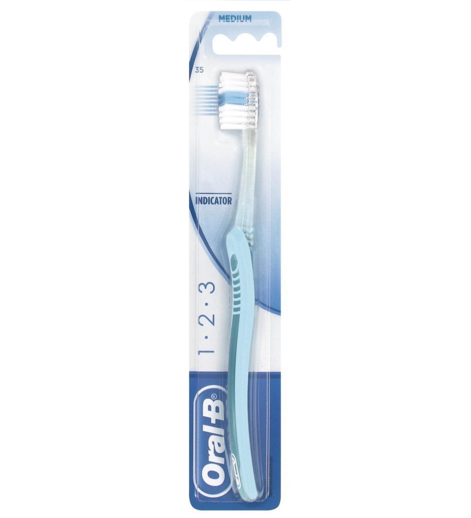 Oral-B Indicator 35 Toothbrush Pack of 2 Moving Boxes Short Head (Medium)
