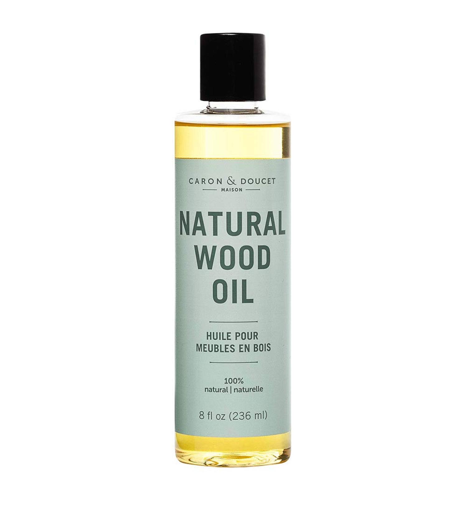Caron & Doucet Natural Wood Conditioning Oil - 100% Plant Based & Orange Scented - 8oz - For Natural Wood Furniture - Buy Online on GoSupps.com
