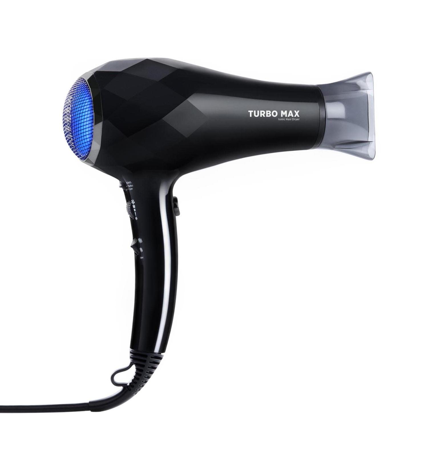 InStyler Turbo Max Ionic Dryer - Fast Drying for Healthy Shiny Hair - Lightweight Hi-Torque Motor Custom Heat & Power - Shop Now - Buy Online on GoSupps.com