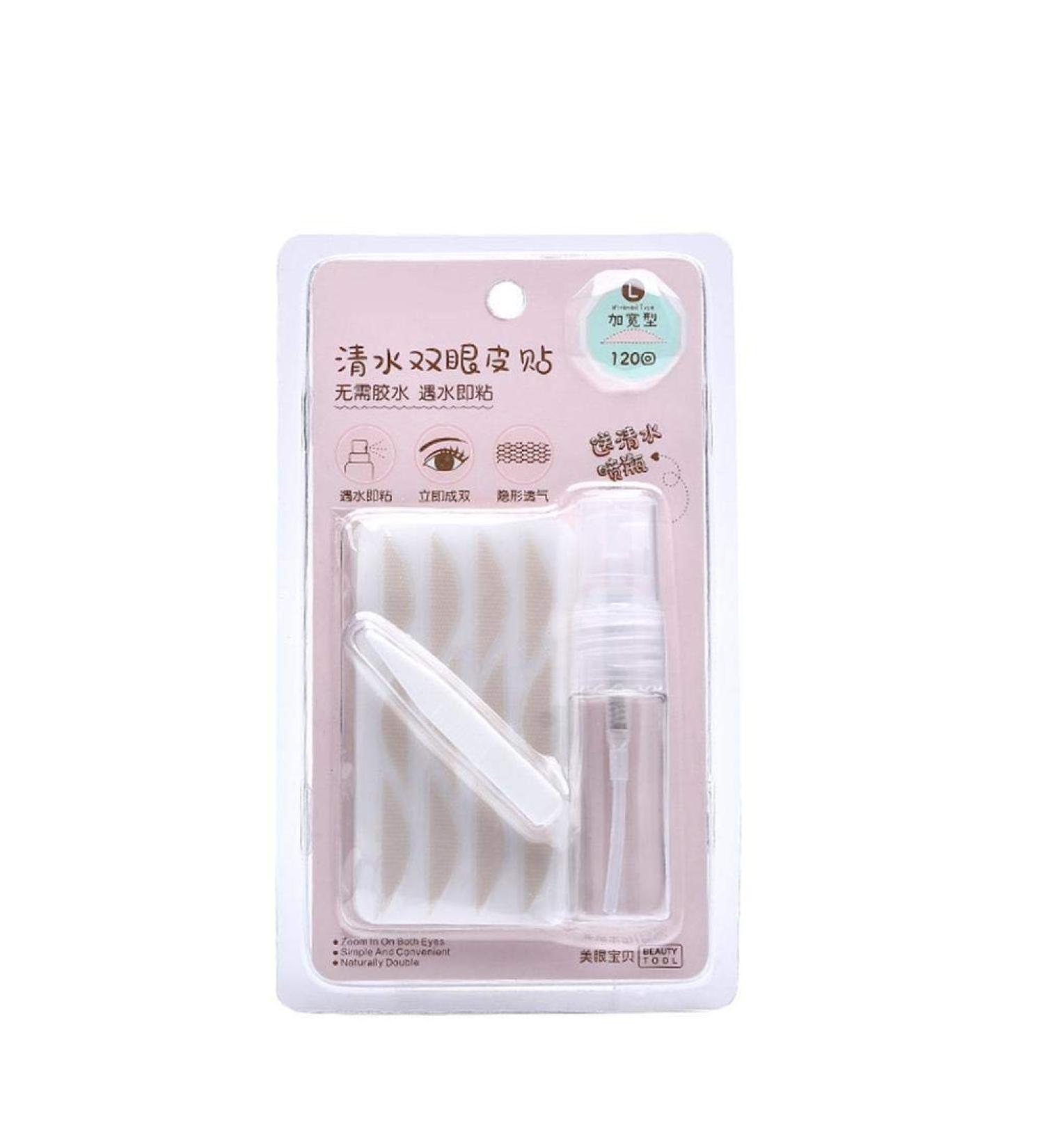  Bagima 120 Pcs Invisible Double Eyelid Stickers Self-Adhesive Eyelid Stickers Eye Lift Strips Eye Lift Tape for Droopy Lids Hooded Eyes (Larger L) - Buy Online on GoSupps.com