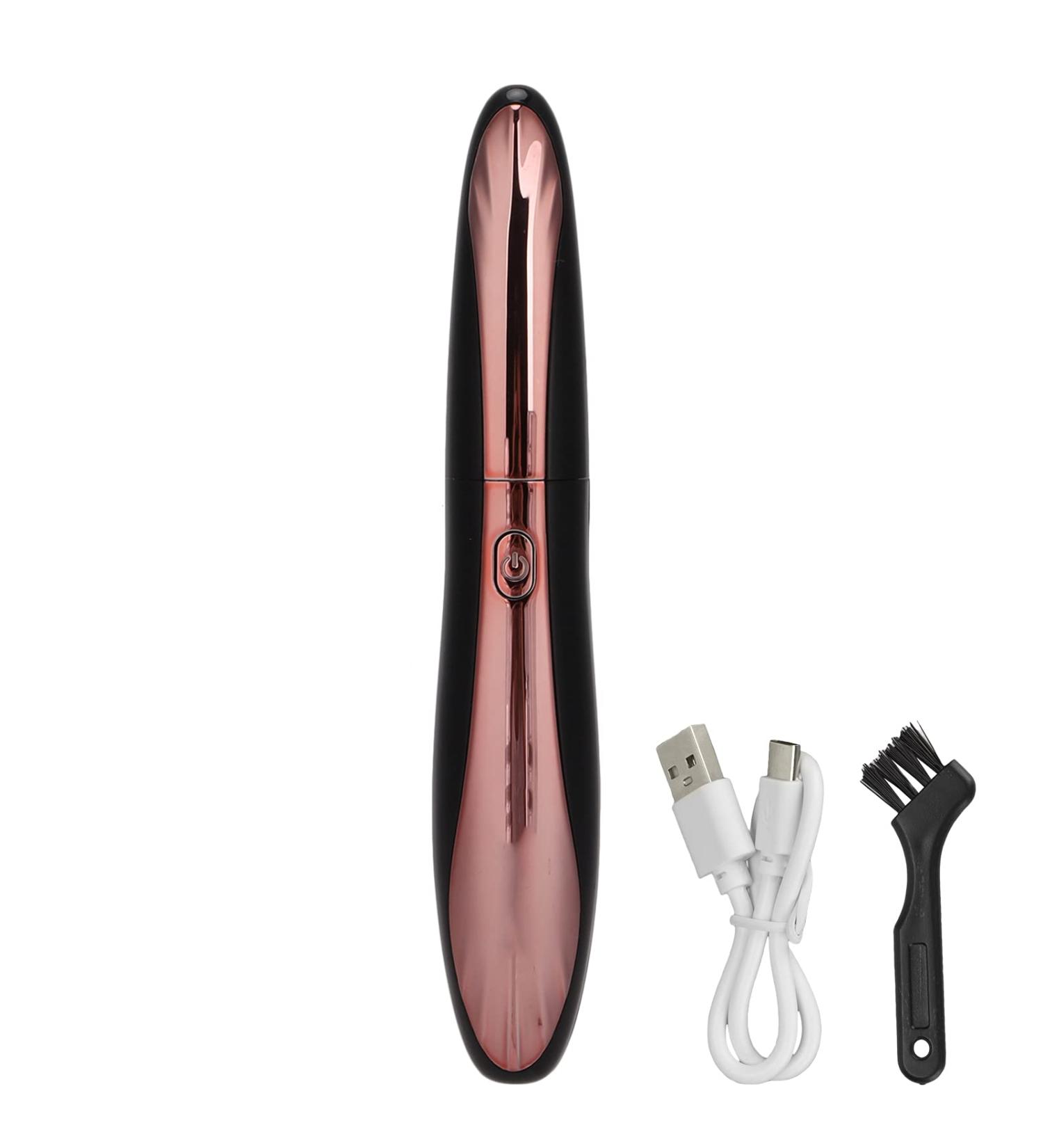 Qukaim Electric Eyelash Curler Electric Eyelash Curler USB Rechargeable Natural Quick Heated Eyelash Curling Clip for Women Black - Buy Online on GoSupps.com