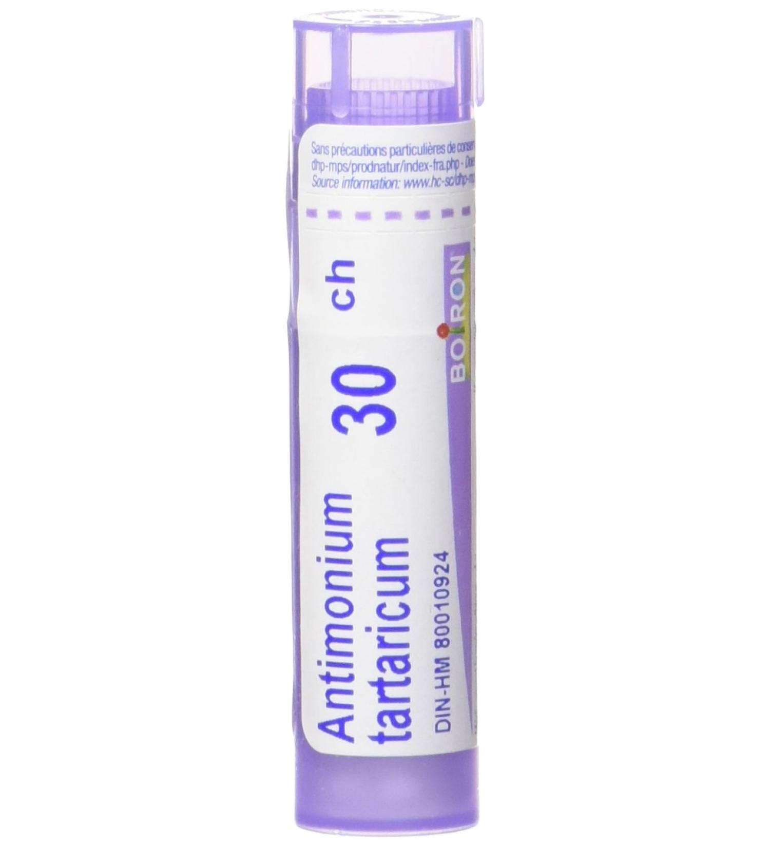 Antimonium Tartaricum 30CH Boiron Homeopathic Medicine - Buy Online on GoSupps.com