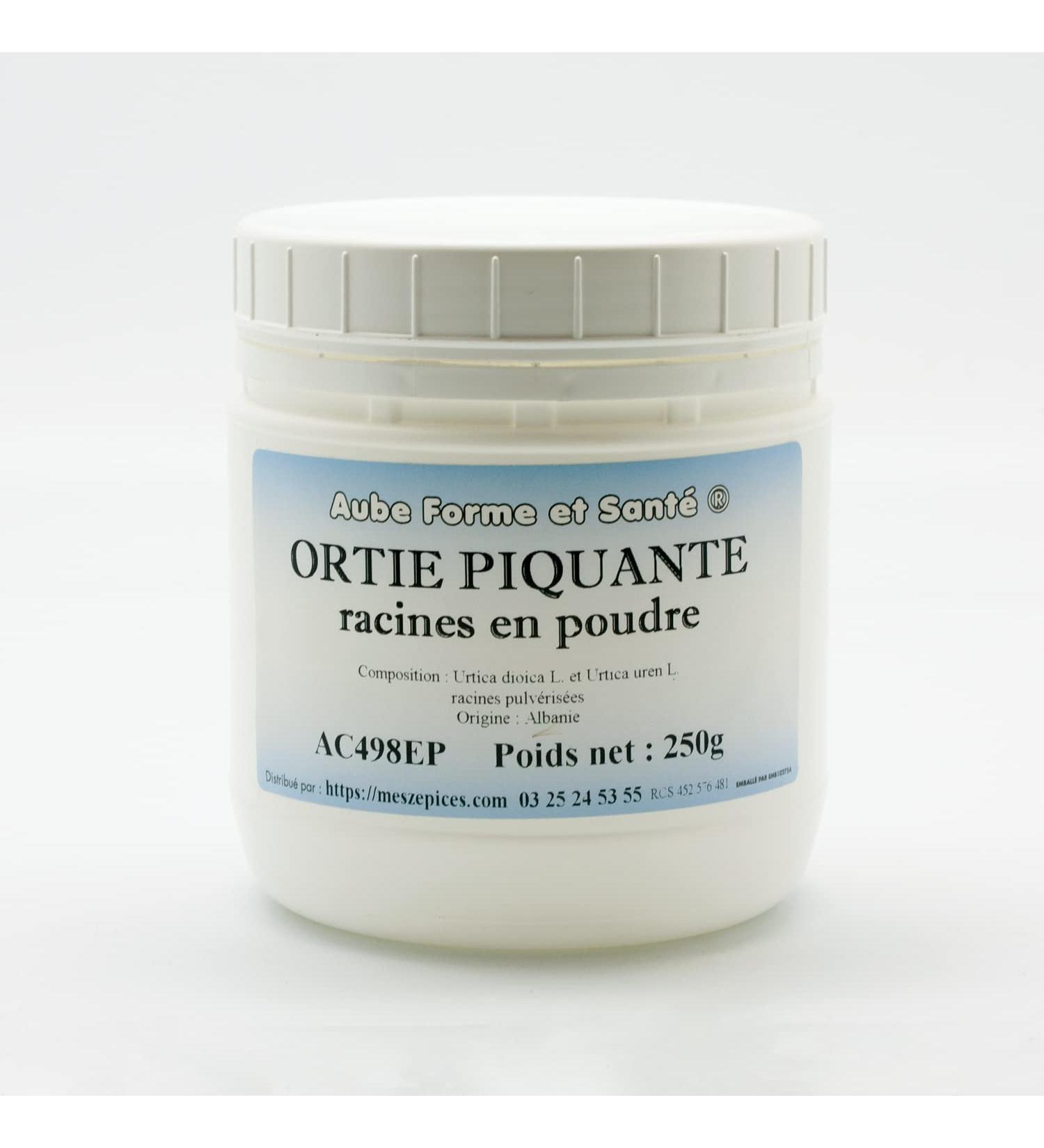 Ortie racines en poudre en pot PEHD inviolable de 250 grammes