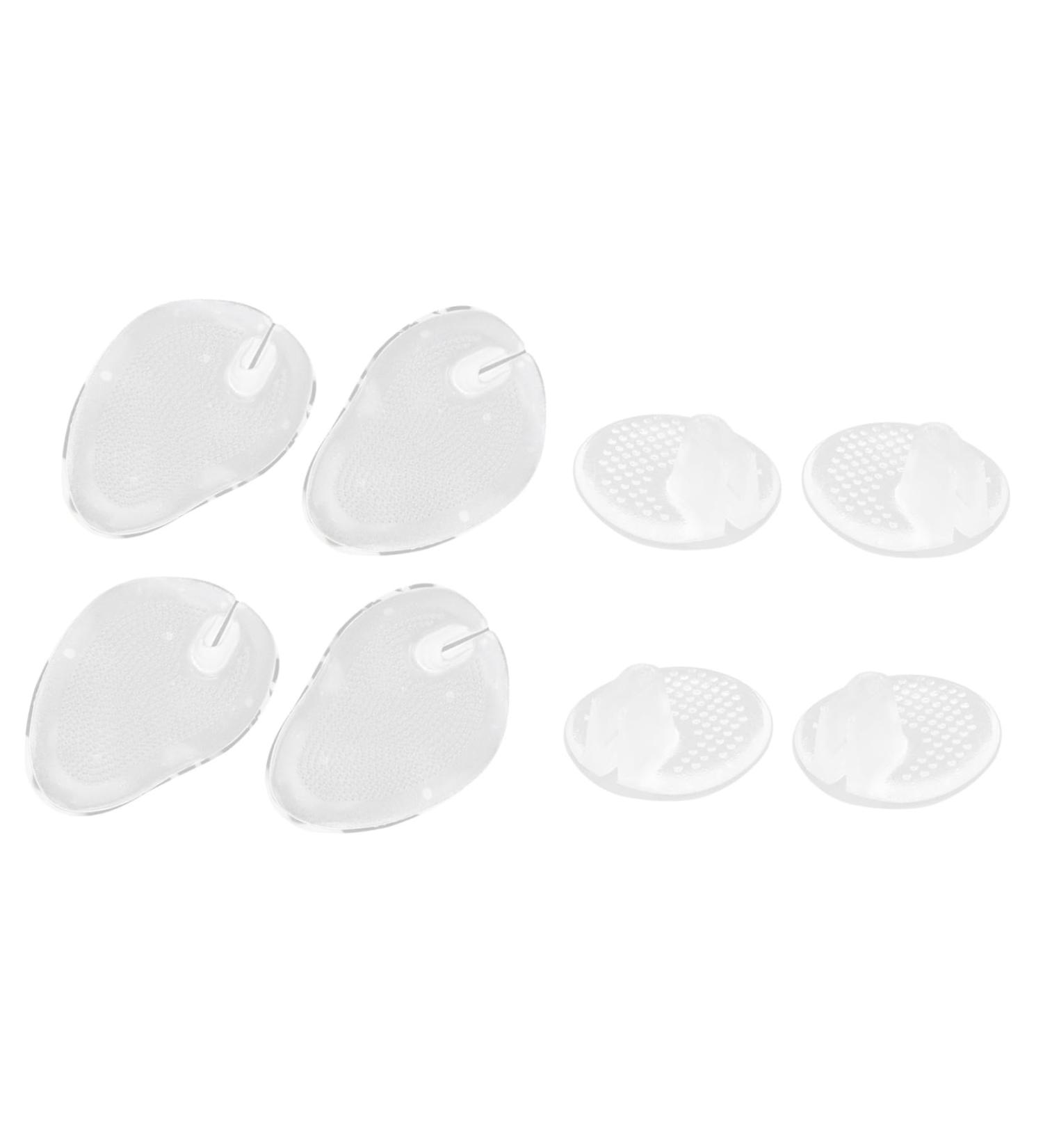 HEALEEP 4 Pairs Clear Silicone Gel Toe Post Pads - Toe Protectors for Big Toe Sandals - Buy Online on GoSupps.com