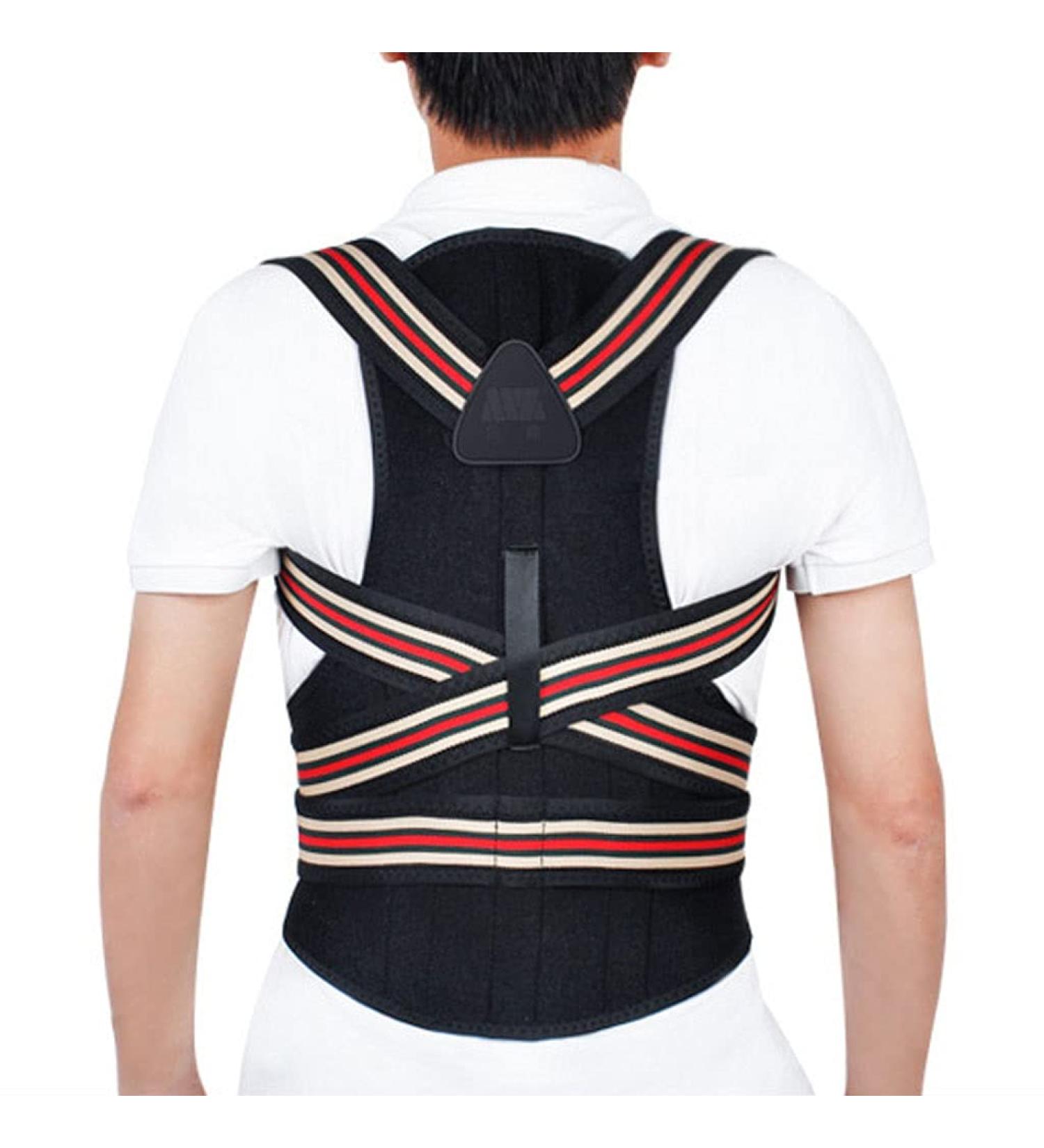 Posture Corrector Clavicle Shoulder Support Back Brace Fully Back Support Belt Dual Adjustable Straightener for Child Aldult Teenager Winter Warm Vest (Size : X-Large) (Large) (X) - Buy Online on GoSupps.com