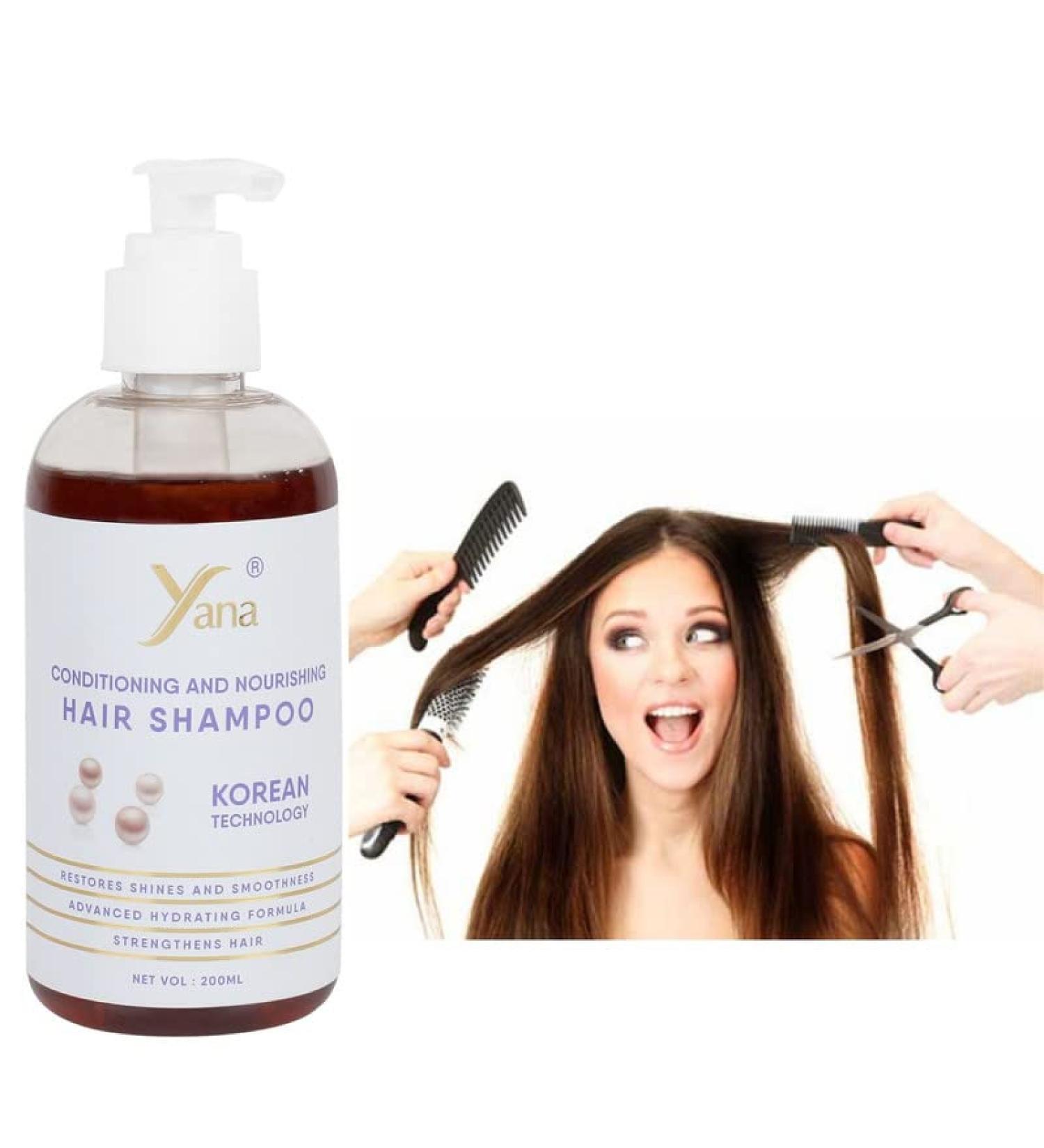  Yana Natural Herbal Hair Hair Fall Shampoo Nourishing & Conditioner Hair Fall Shampoo Girls By Korean Technology - Buy Online on GoSupps.com