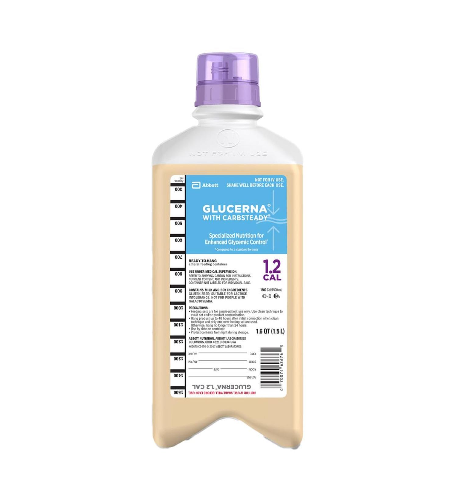 Buy Abbott Nutrition Glucerna 1.2 Cal Ready to Hang 1000 mL - International Shipping Available - Buy Online on GoSupps.com