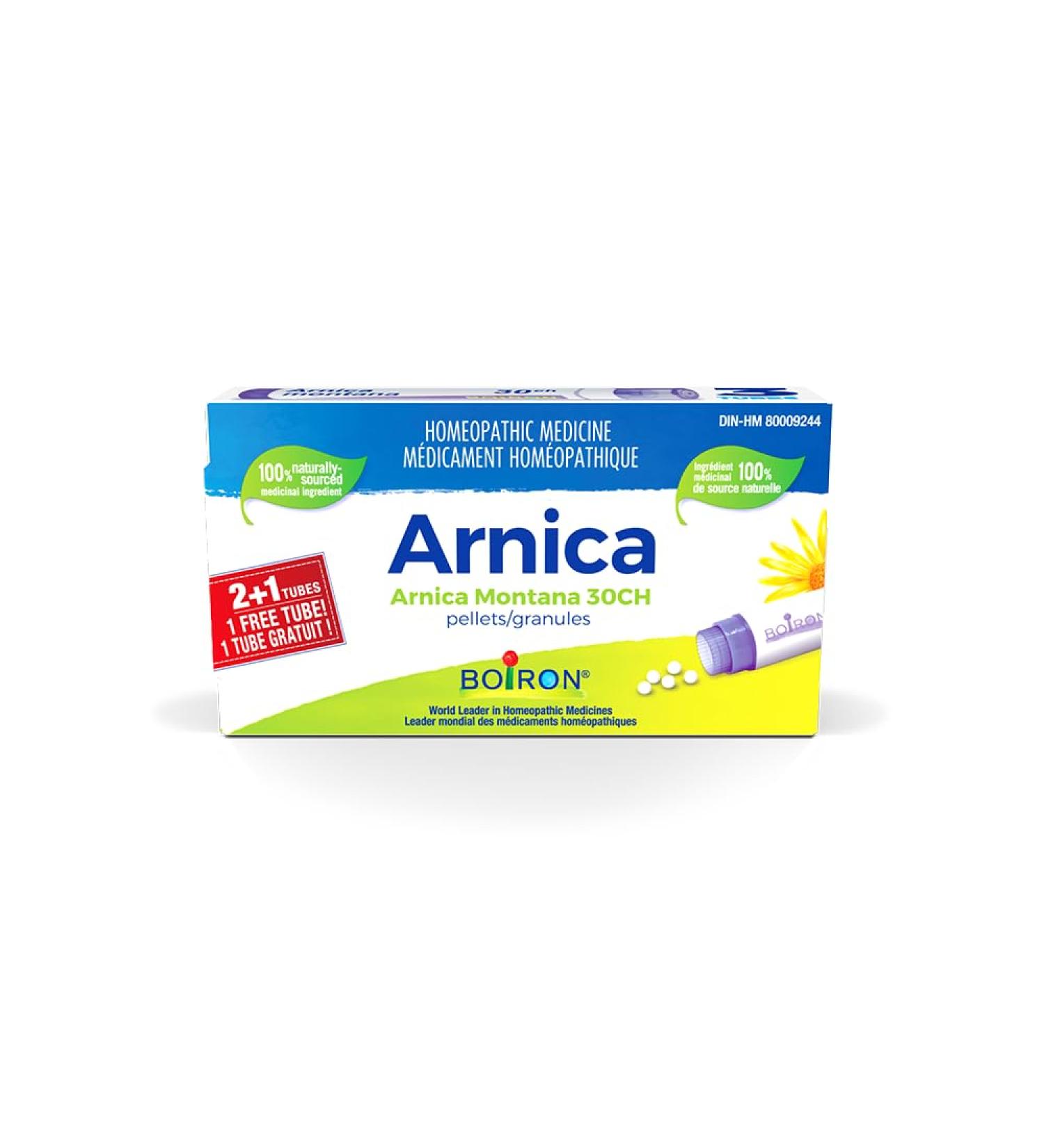 Boiron Arnica Montana 30CH. NEW box with 3 tubes Homeopathic Medicine - Buy Online on GoSupps.com