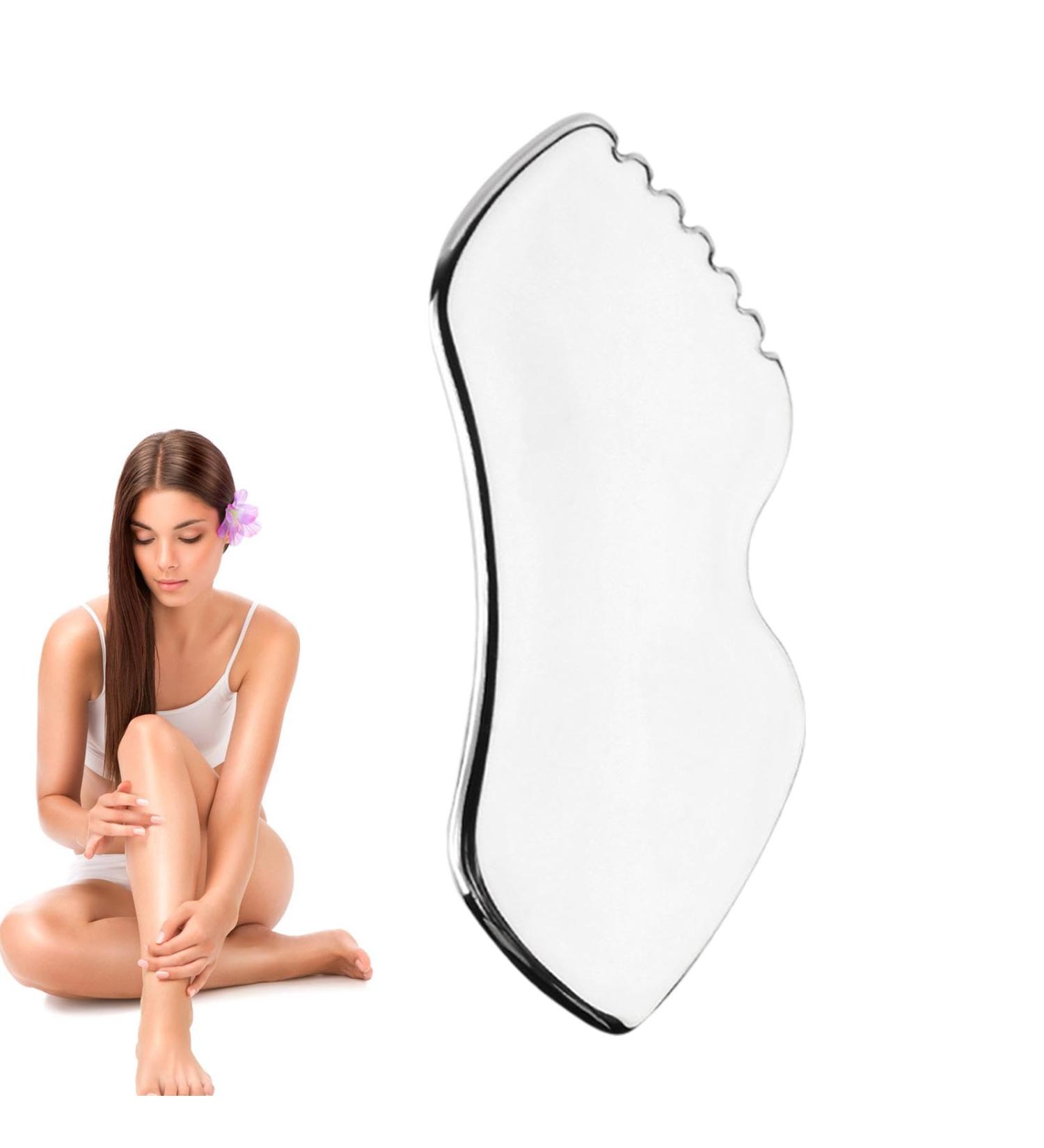 Stainless Steel Gua Sha Tool for Face | Facial Massage & Lifting | Spa Quality Scraping Stone - Buy Online on GoSupps.com