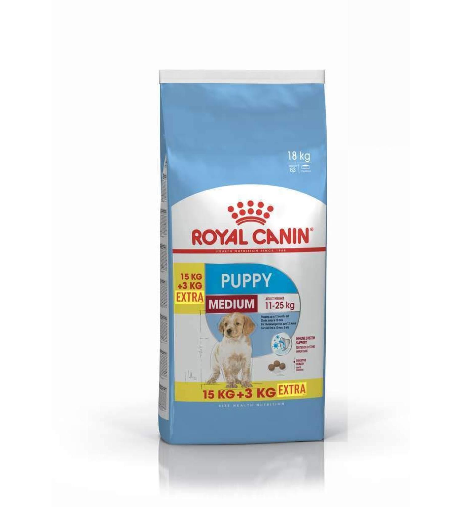 ROYAL CANIN Medium Puppy - 15 + 3 kg